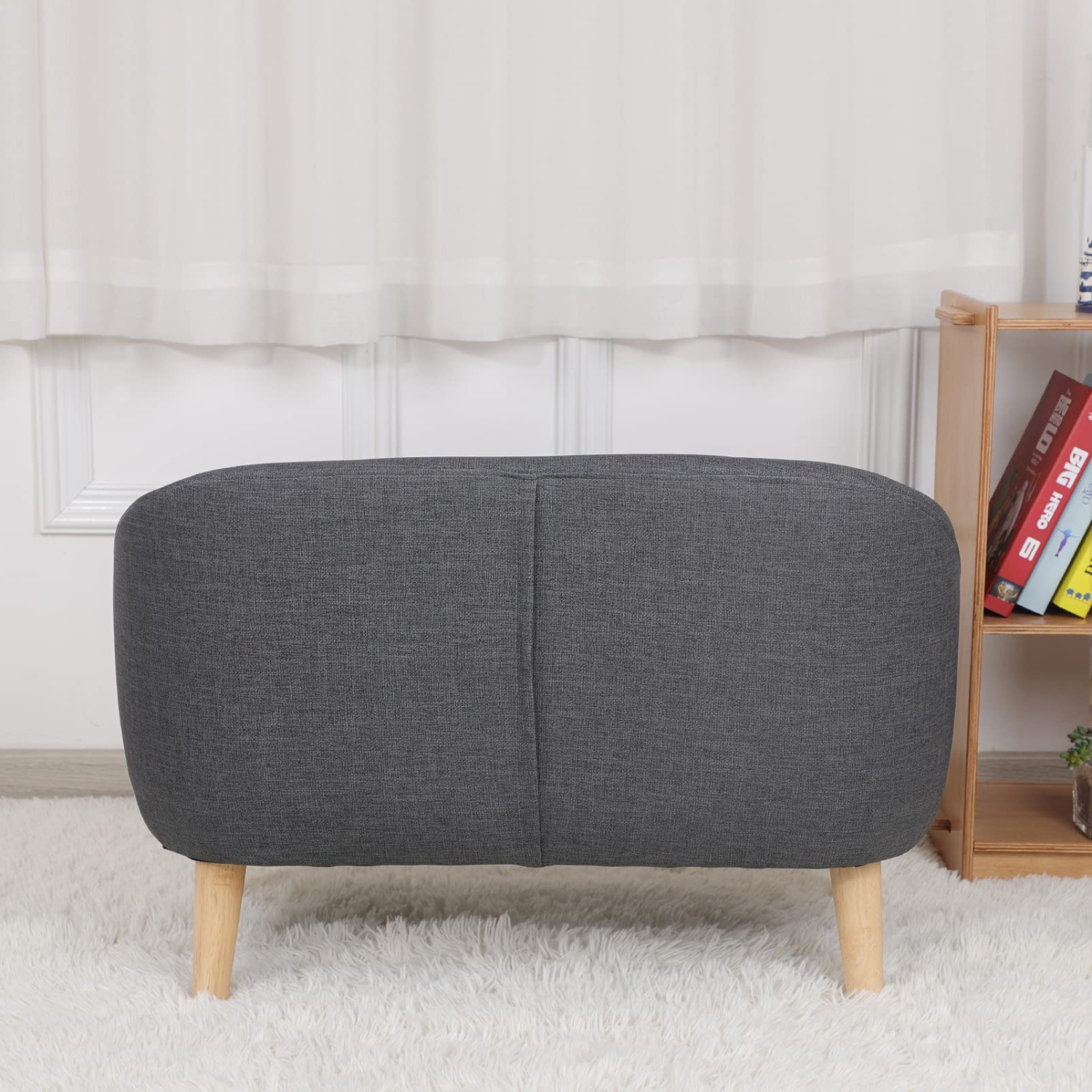 Furniture One 30-Inch Kids Sofa Couch Gray