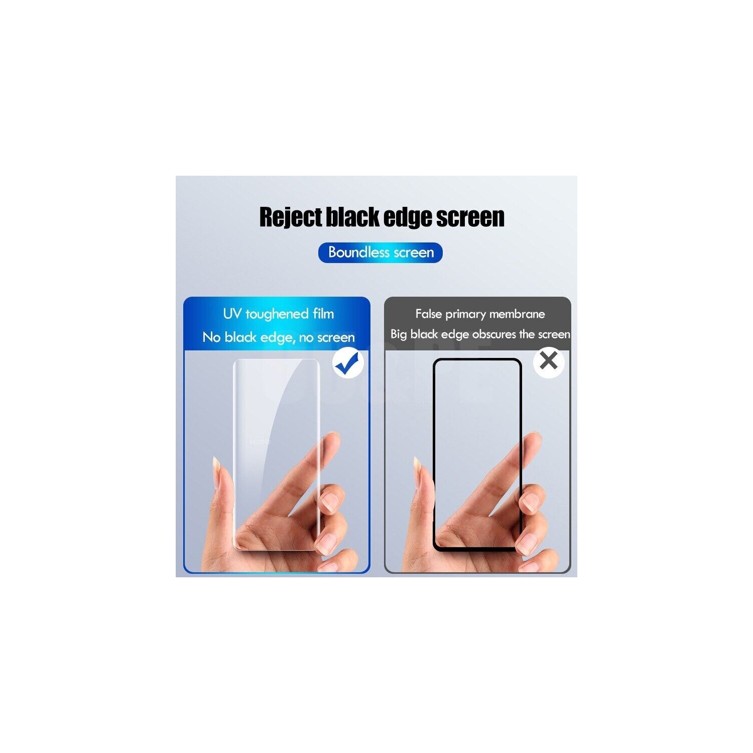 Pour protecteur d’écran en gel de haute qualité pour protection des yeux iPhone 11 Pro Max d’Apple, verre trempé/colle liquide, protecteur d’écran