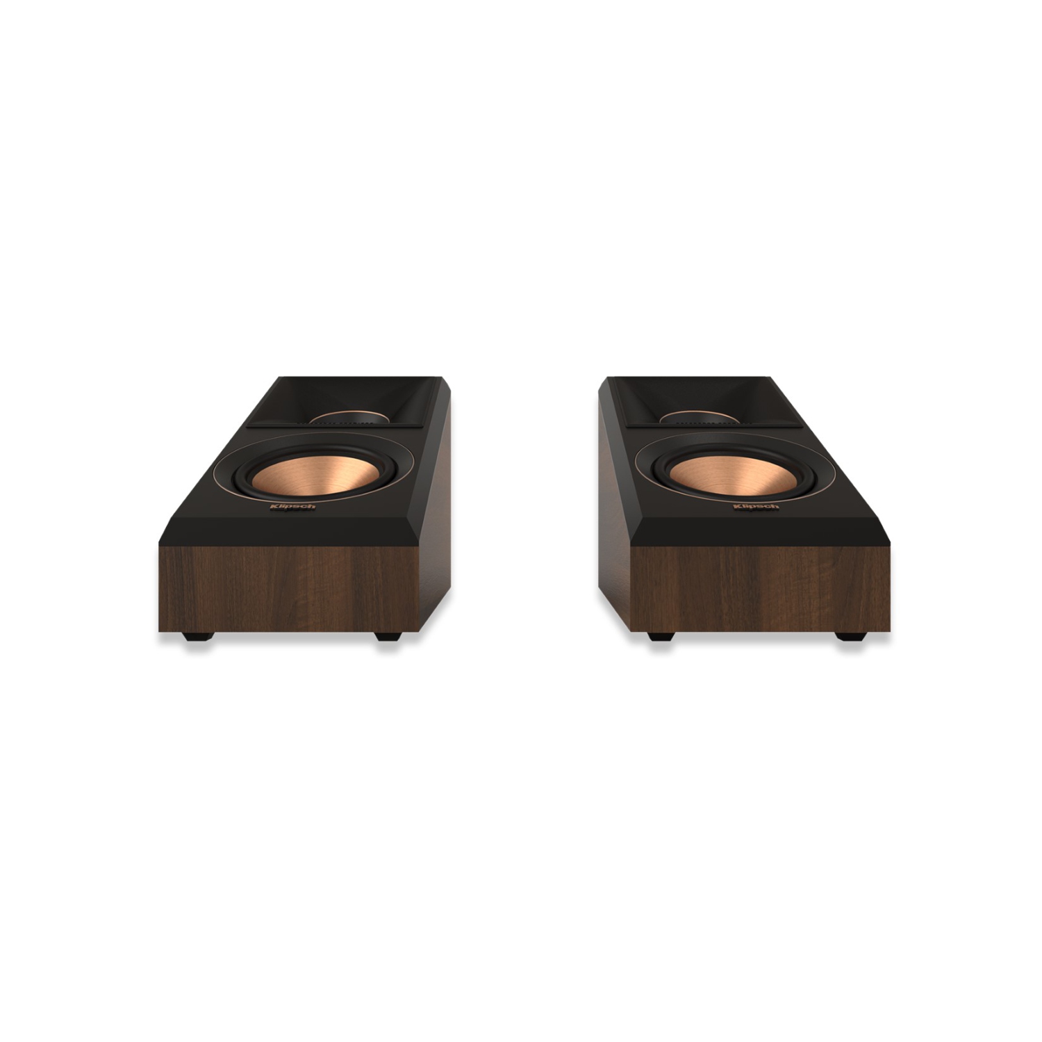 Klipsch RP-500SAW II Reference Premier ATMOS 5" Add On Module Front Surround Sound Speakers- Walnut (Pair)