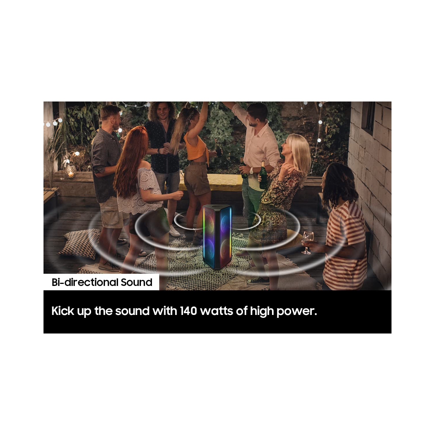 Boîte ouverte – HAUT-parleur colonne haute puissance 240 W MX-ST50B SAMSUNG haut-parleur colonne 2 directions audio plancher batterie intégrée IPX5