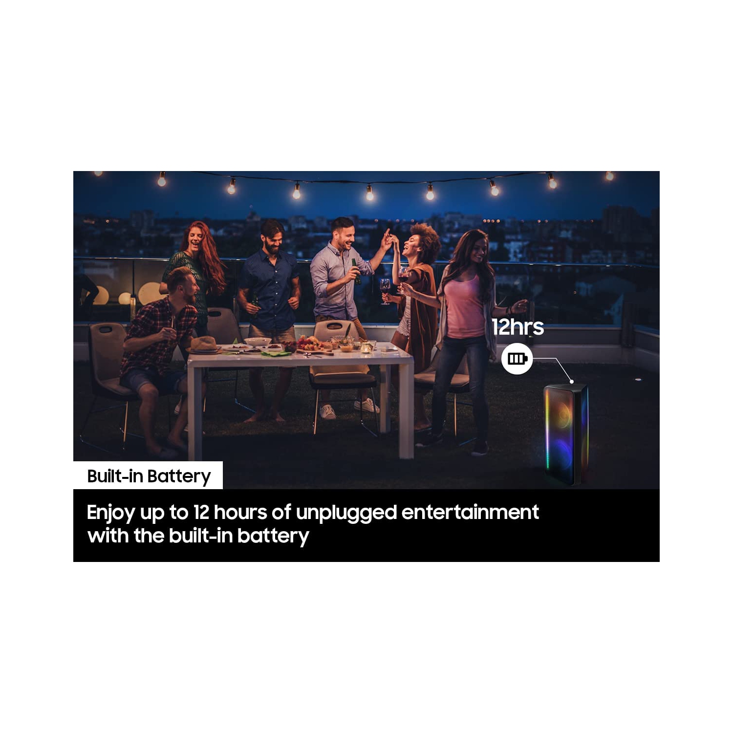 Boîte ouverte – HAUT-parleur colonne haute puissance 240 W MX-ST50B SAMSUNG haut-parleur colonne 2 directions audio plancher batterie intégrée IPX5