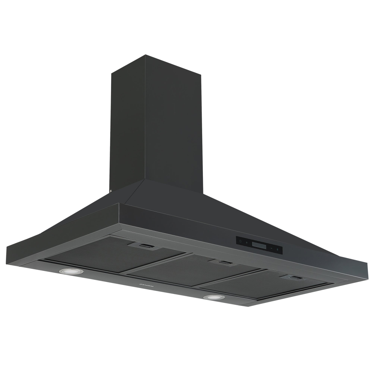 Ancona 36" 450 CFM Convertible Wall Mount Pyramid Range Hood in Black Stainless Steel