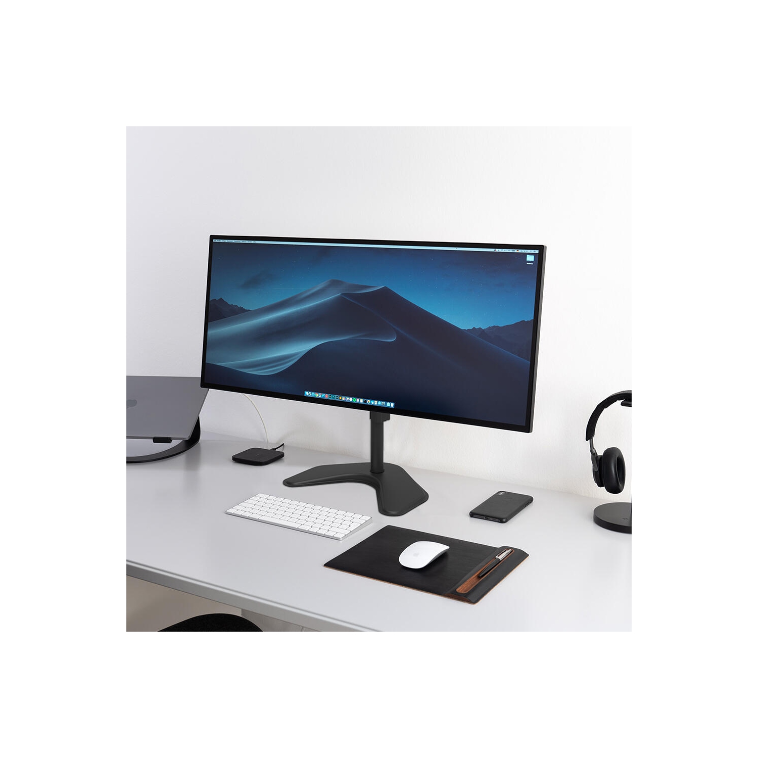 Support de moniteur simple de PrimeCables, bras de support de moniteur pour écran de 17 à 32 po, VESA 75 à 100 mm DVI