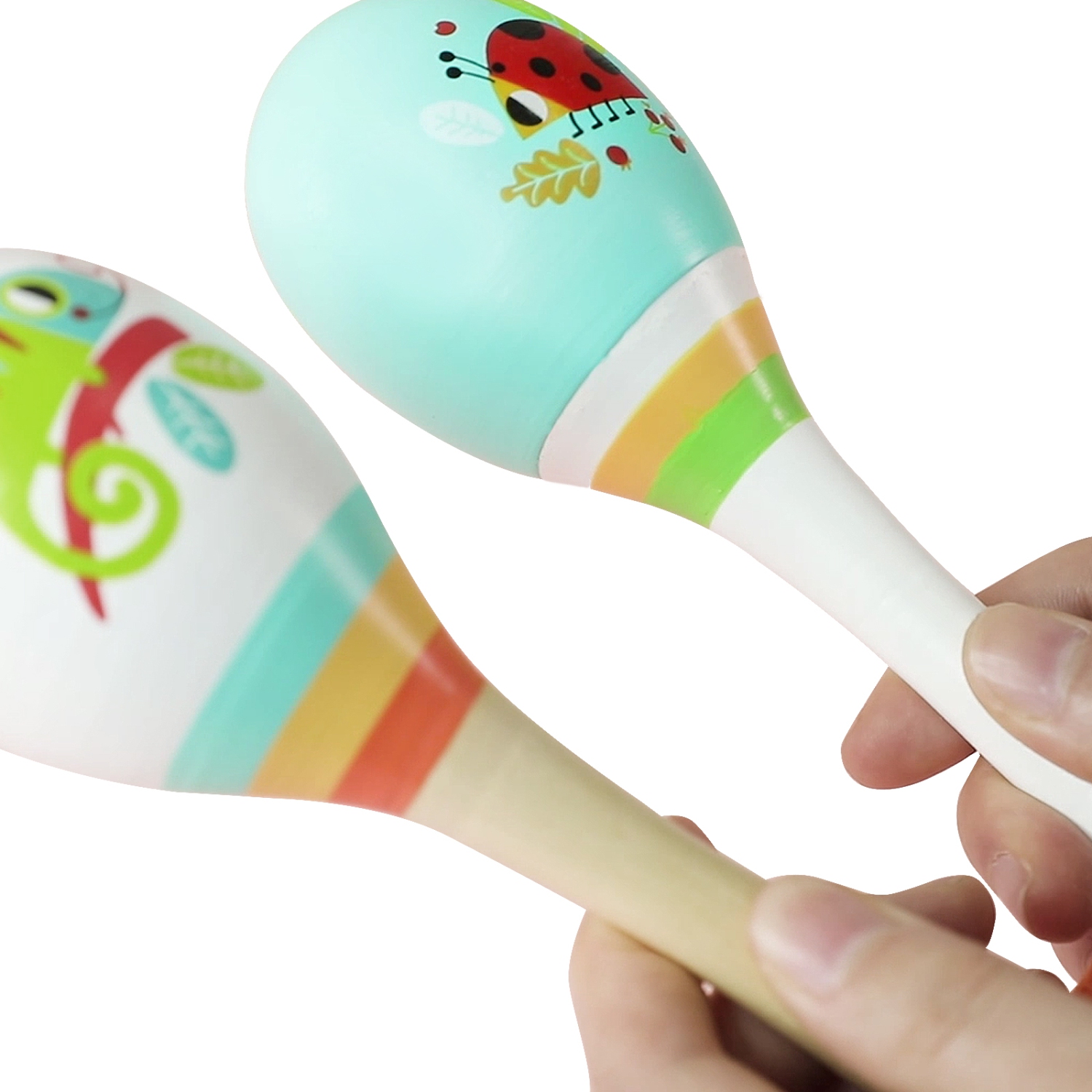 TOOKYLAND Ensemble d'Instruments de Musique - 6pcs - Percussions et Flûte à Bec, 18 mois +