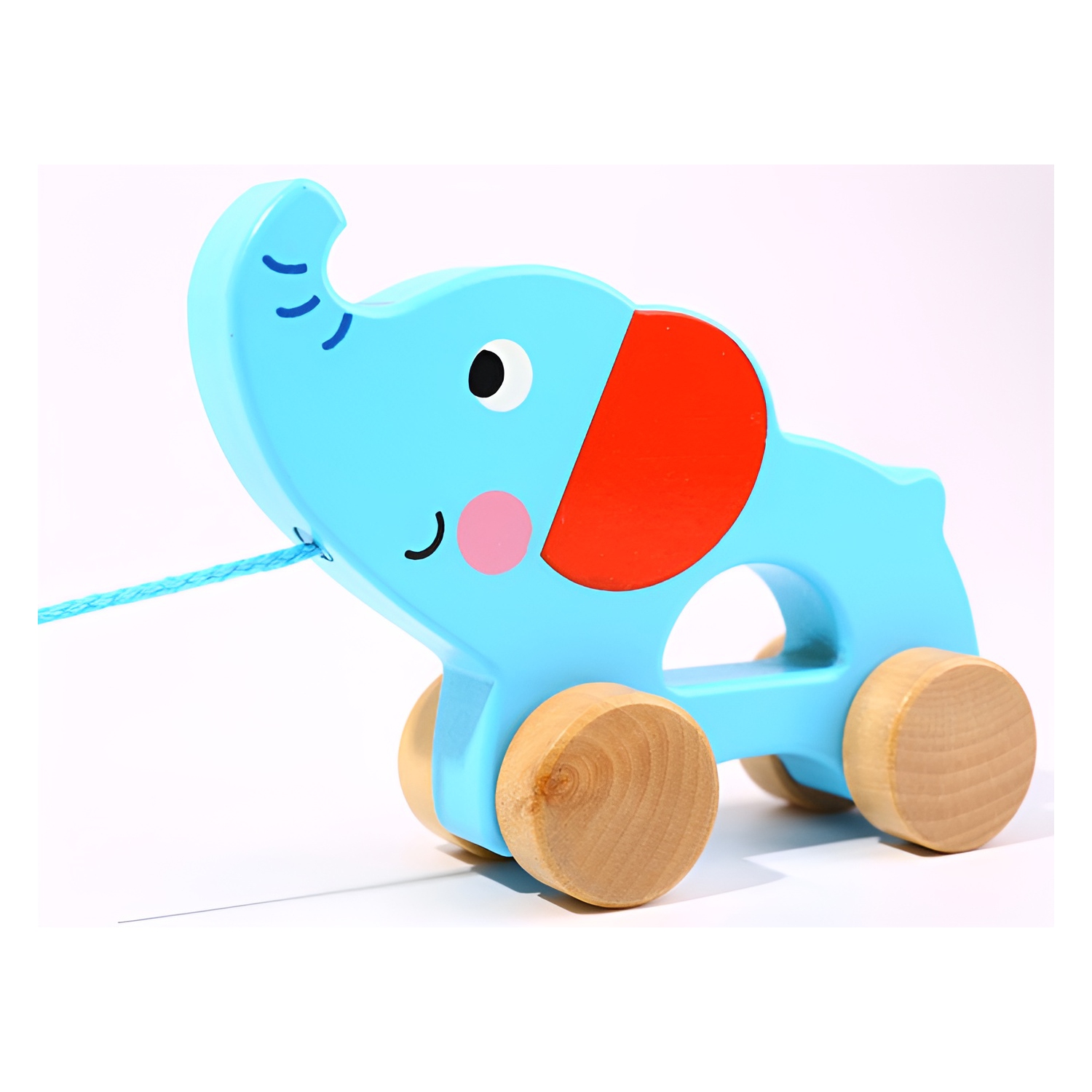 TOOKYLAND Jouet à Tirer en Bois - Éléphant, 18 Mois et +