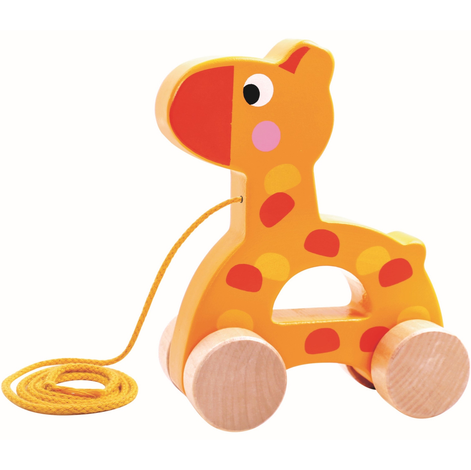 TOOKYLAND Jouet à Tirer en Bois - Girafe, 18 Mois et +