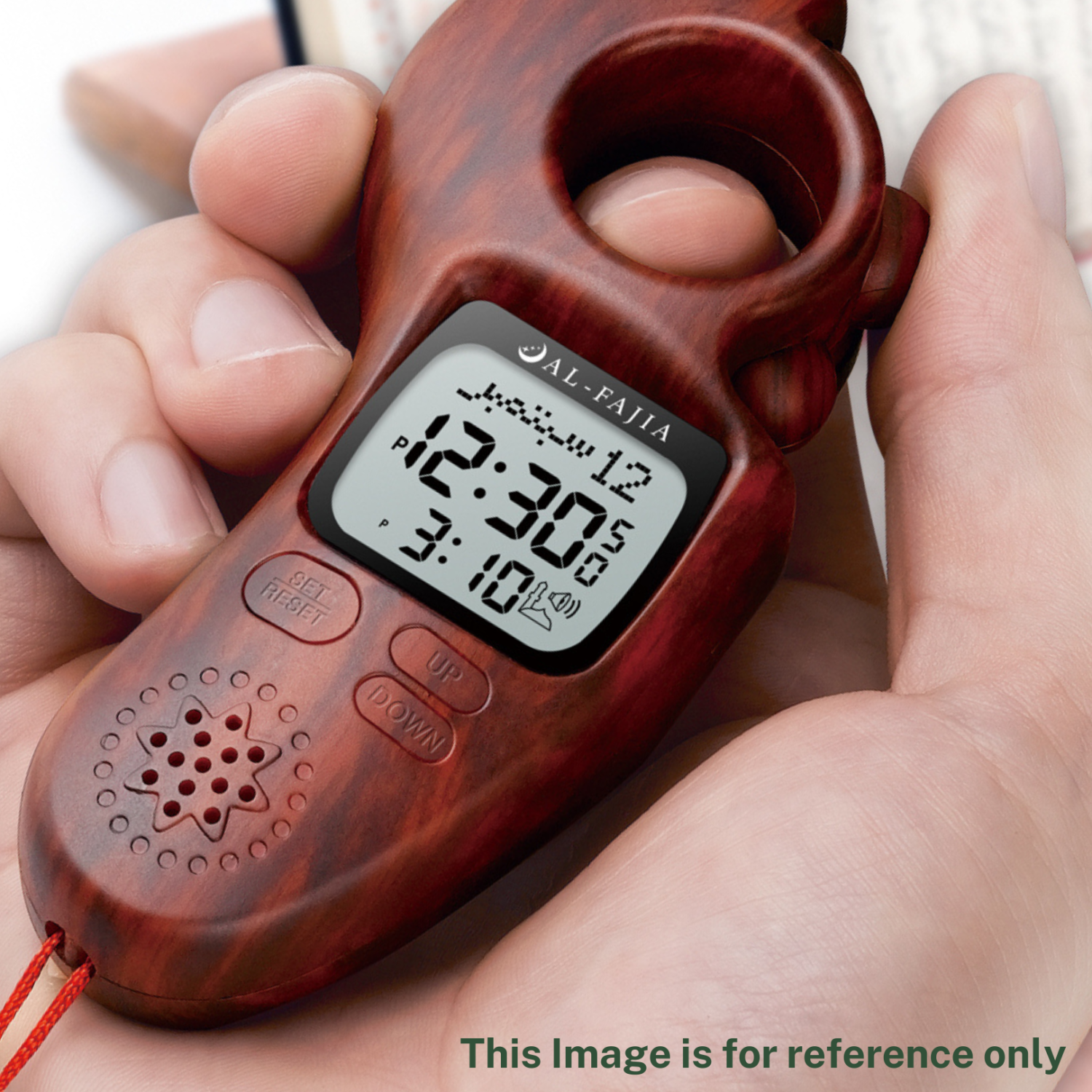 HORLOGE numérique portative Tasbih avec rappel d’horloge islamique à horloge azur et prière automatique