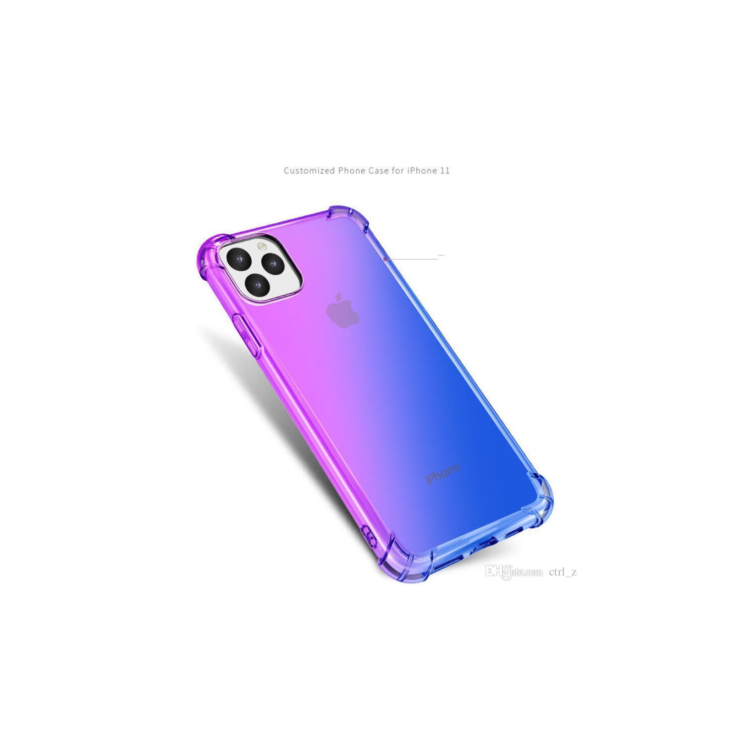 For Apple iPhone 11 Rainbow Clear Case Heavy Duty Soft Slim Phone Back Cover