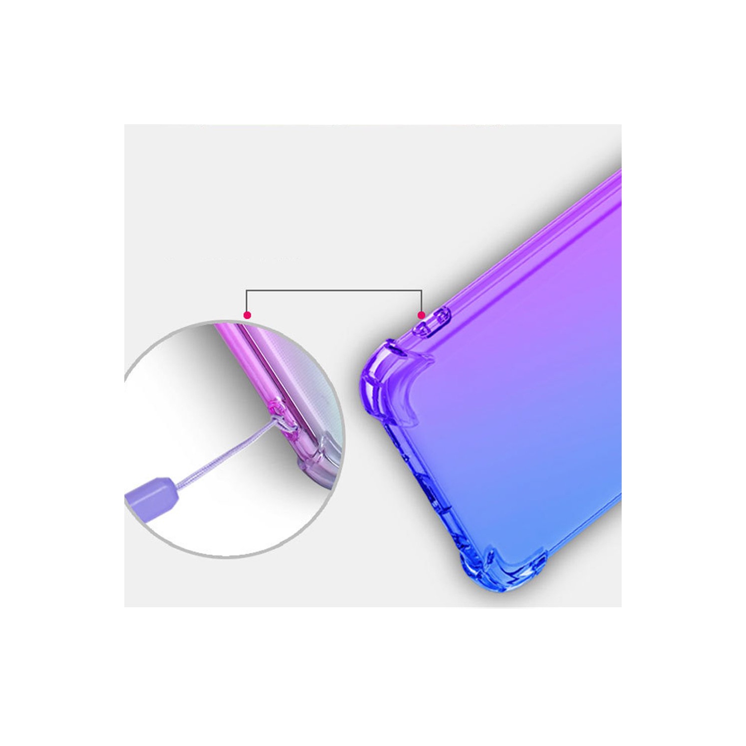 For Apple iPhone 11 Rainbow Clear Case Heavy Duty Soft Slim Phone Back Cover