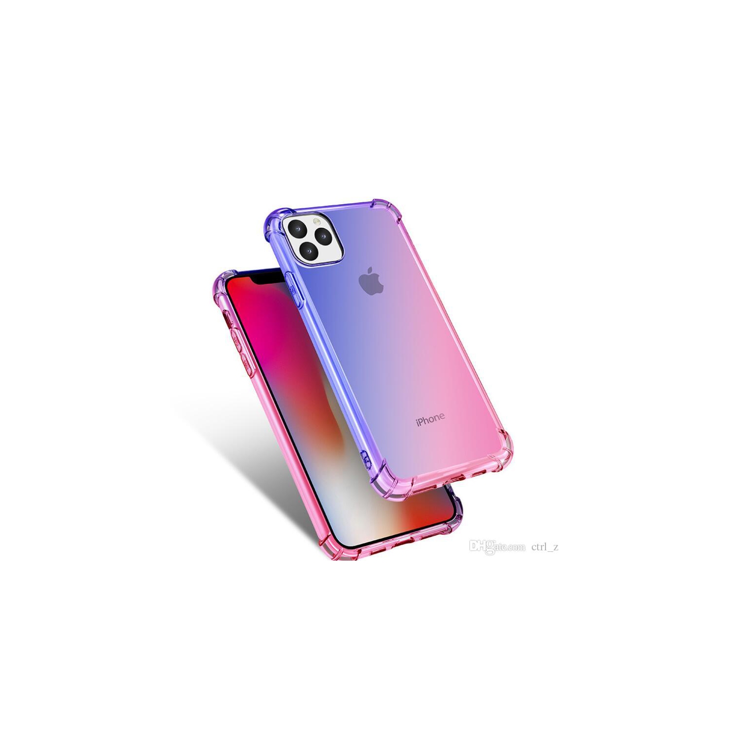 For Apple iPhone 11 Pro Max Rainbow Clear Case Heavy Duty Soft Slim Phone Back Cover