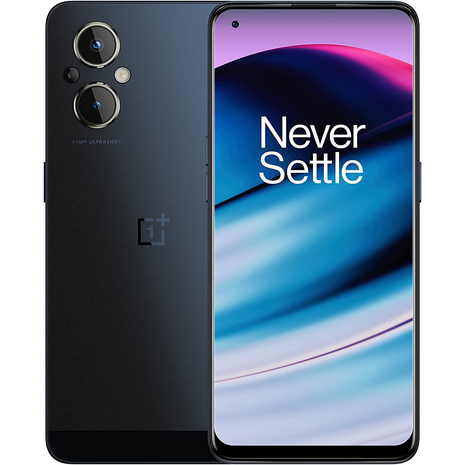 Refurbished (Good) - OnePlus Nord N20 (5G) 128GB+6GB RAM T-Mobile Unlocked - Blue Smoke (with Generic Charger) - Certified Refurbished