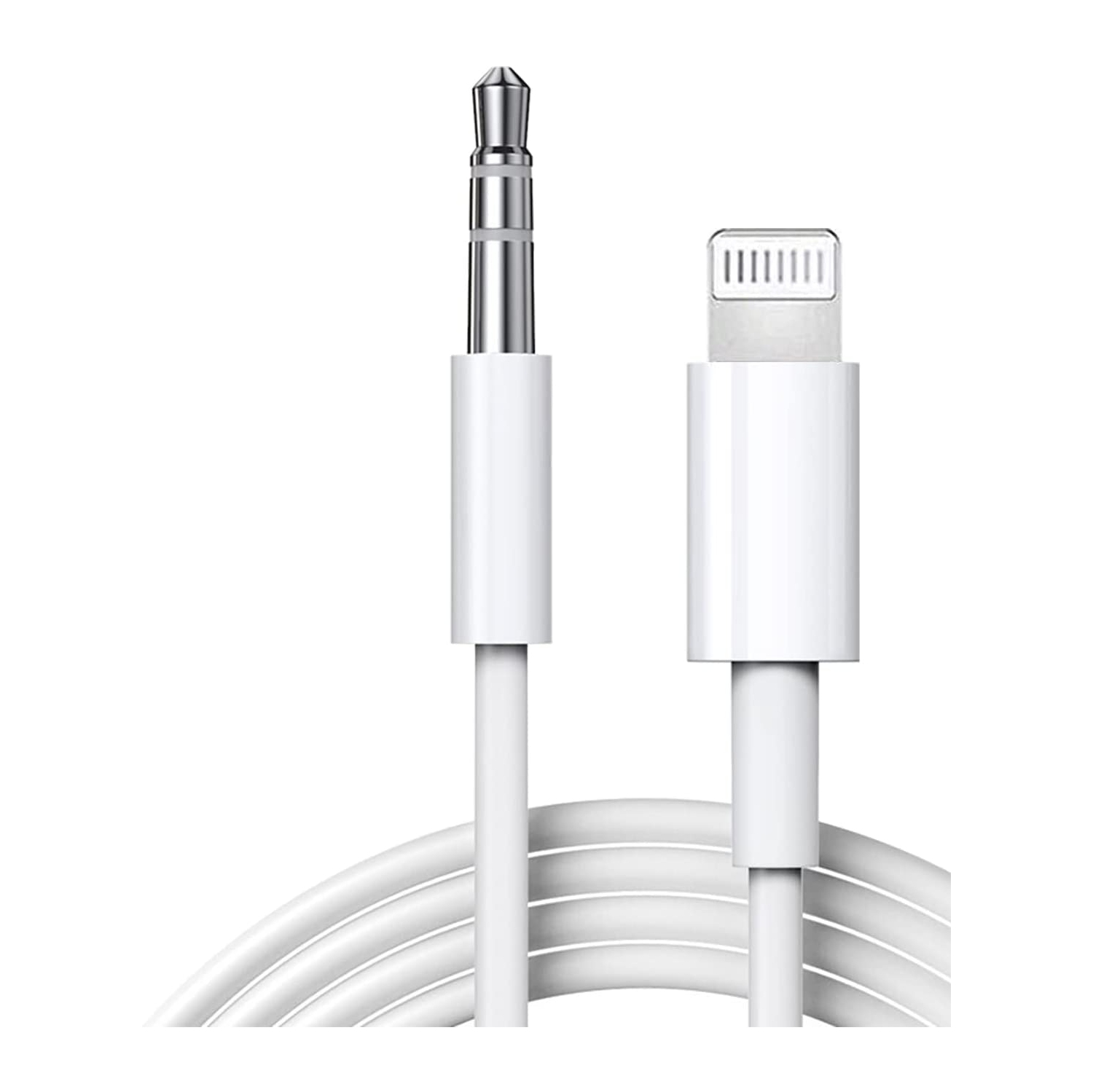 [Certifié MFi Apple] Câble auxiliaire pour iPhone, câble audio stéréo  auxiliaire mâle Lightning vers prise casque 3.5 mm de 3,3 pi
