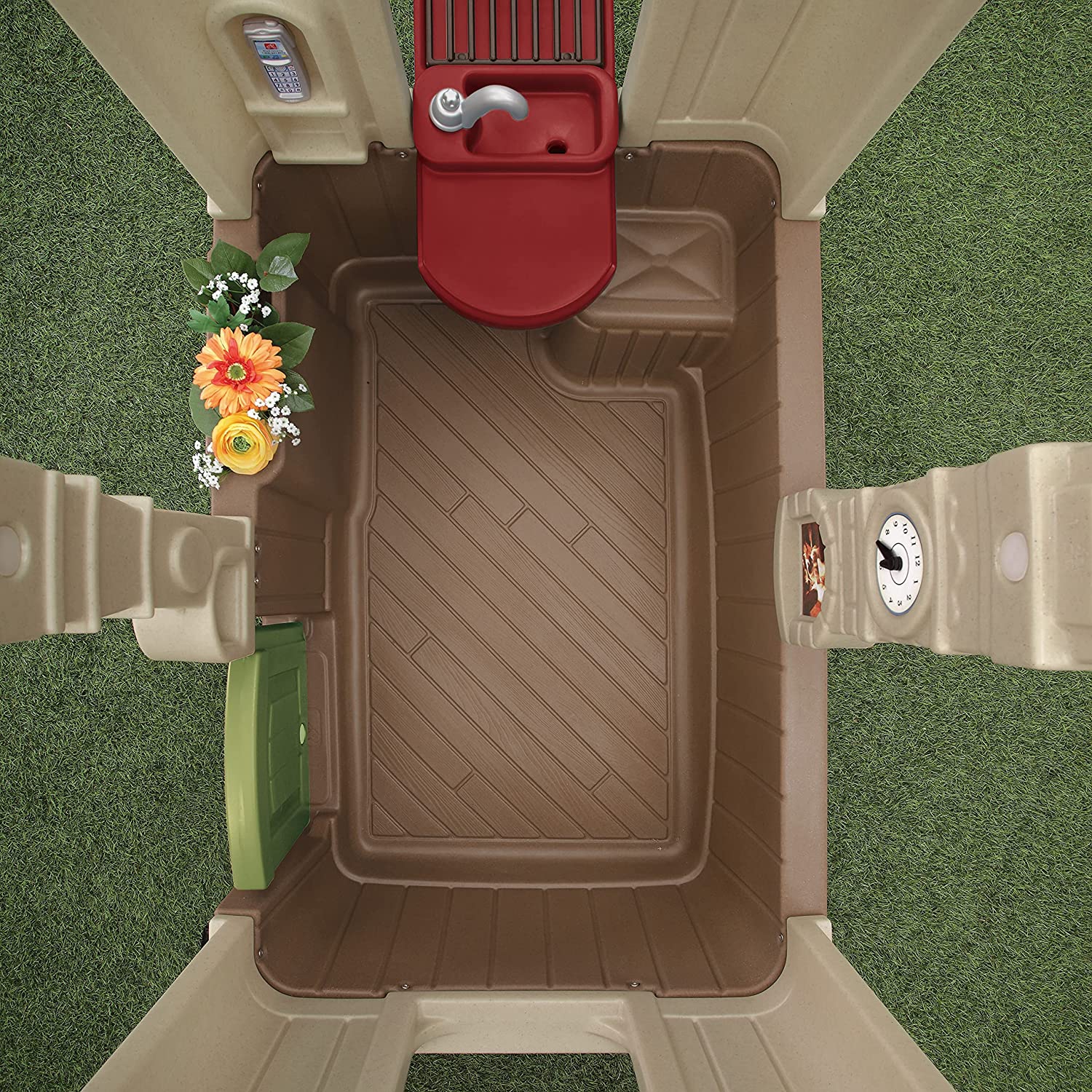 Step2 Happy Home Cottage & Grill Maison de jeu pour enfants Bleu - 853000