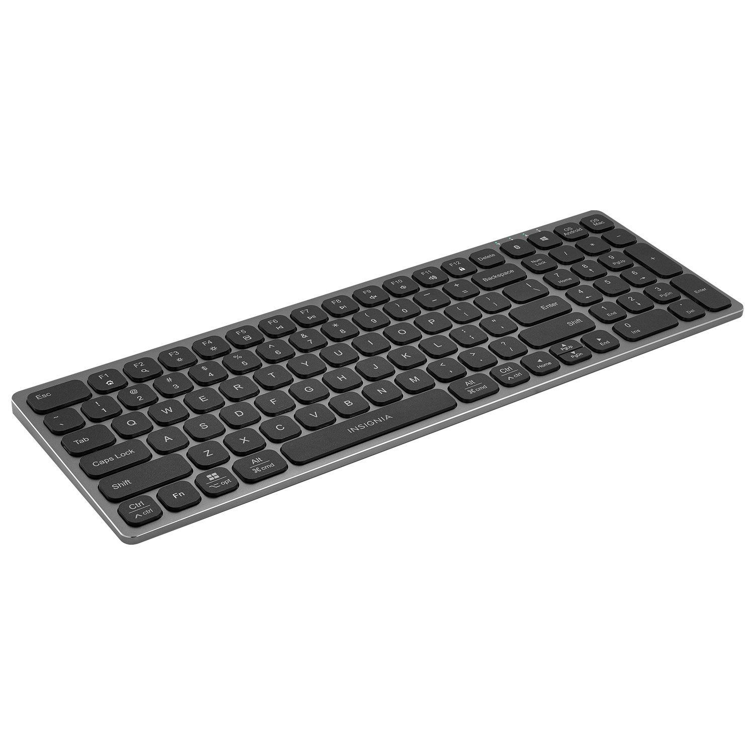 Clavier Bluetooth sans fil mince d'Insignia - Gris - Exclusivité de Best Buy