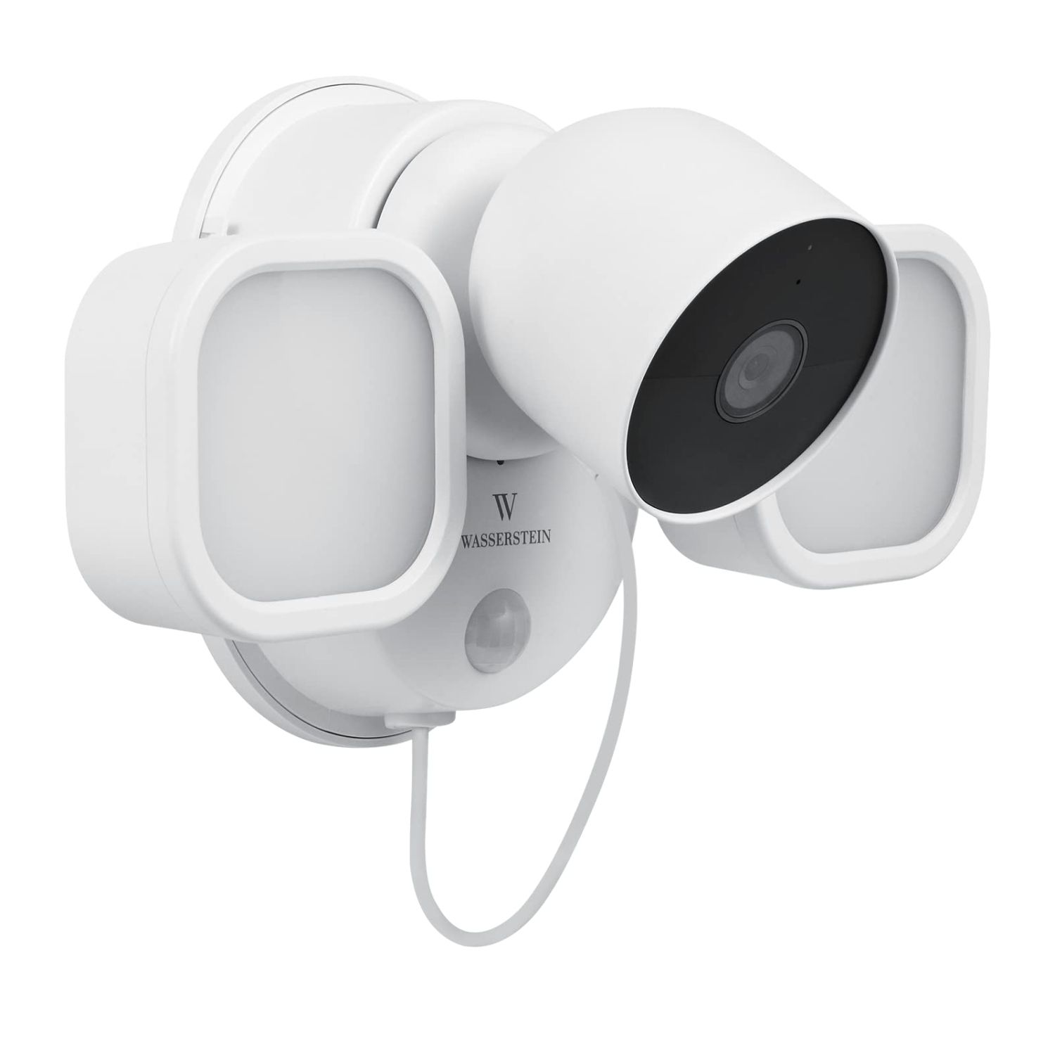 Wasserstein 3-in-1 Floodlight, Charger, and Mount for Google Nest Cam Outdoor or Indoor, Battery - Made for Google Nest