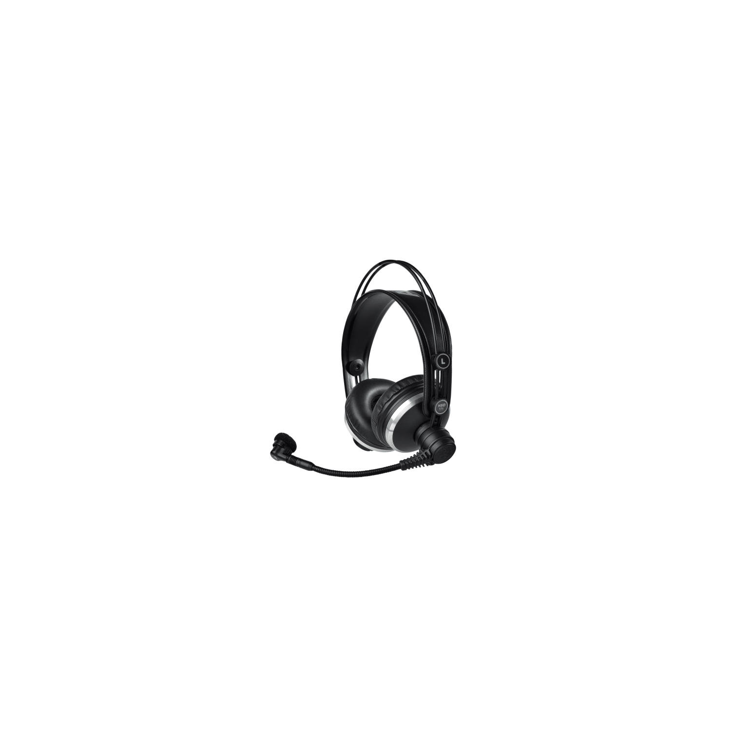 AKG Noise Insulation On Ear Wired Black Headset (HSD171)