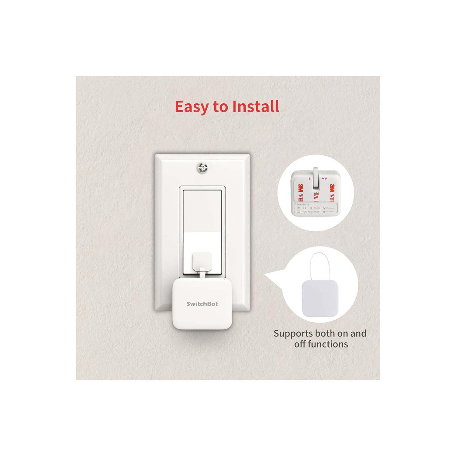 Concentrateur SwitchBot et SwitchBot mini| poussoir intelligent - pas de câblage, application sans fil ou commande de minuterie, compatible avec