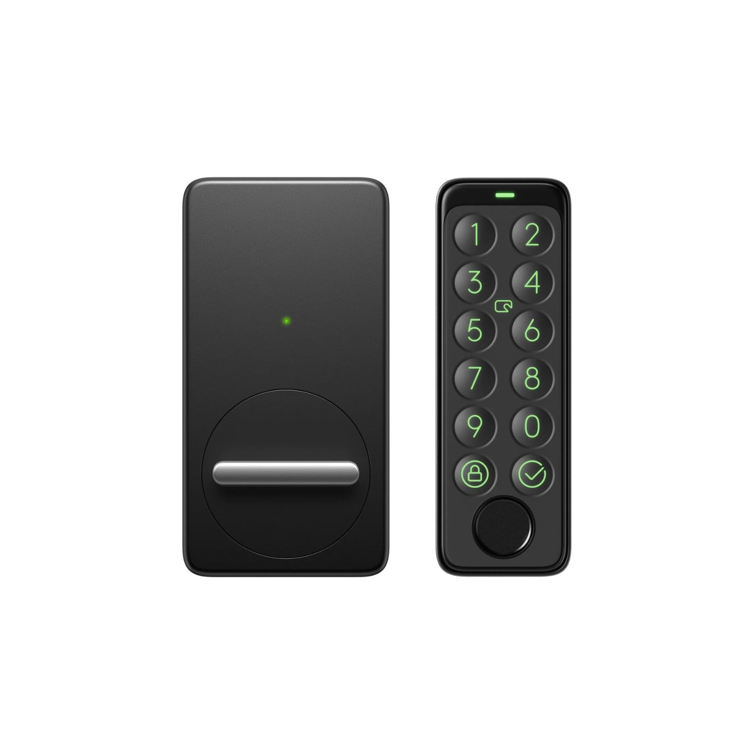 SwitchBot Lock with SwitchBot Keypad Touch and Hub Mini| Smart Bluetooth Door Lock, Electronic Keyless Entry Door Lock for Front Door, Fits Your