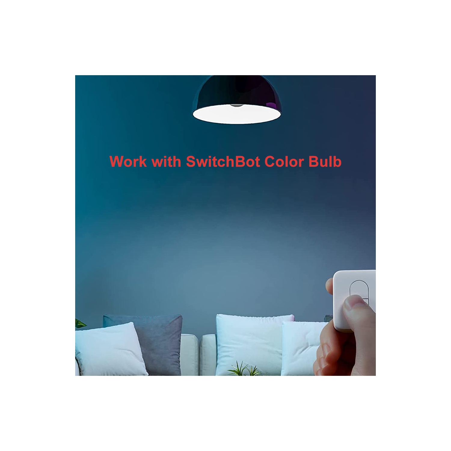 Télécommande SwitchBot | bouton à une touche pour SwitchBot, rideau SwitchBot, ampoule couleur et bande DEL de SwitchBot compatible, Bluetooth longue