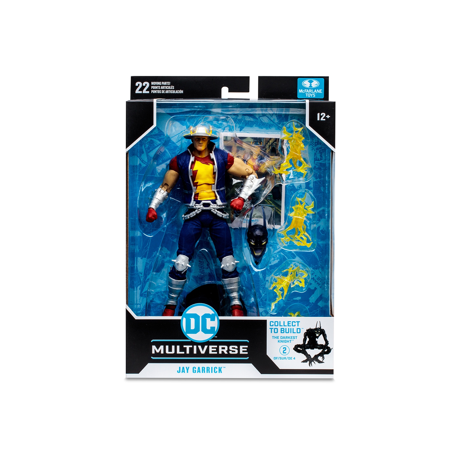 DC Multiverse Comic 7 Inch Action Figure BAF The Darkest Knight - Jay Garrick