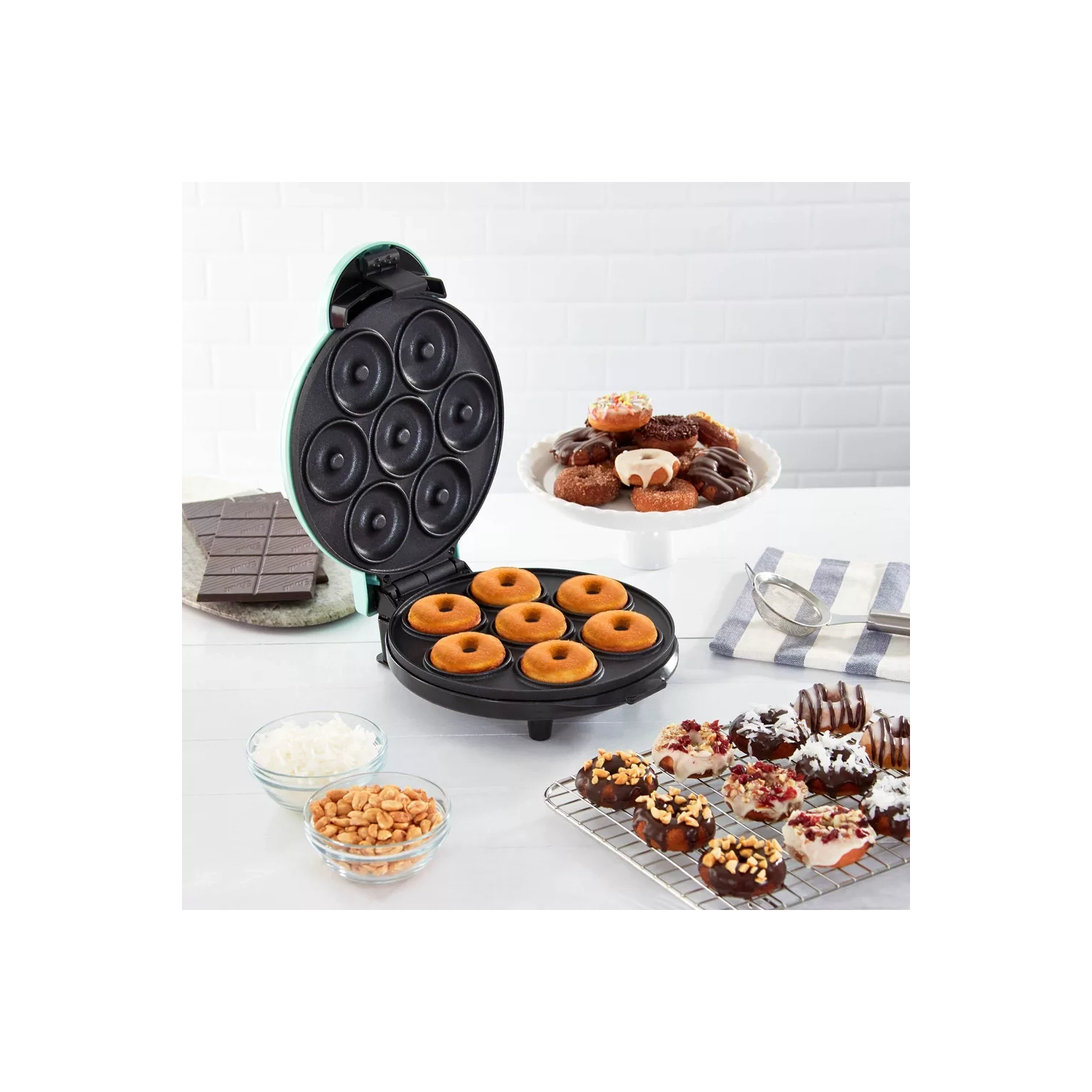 Dash Express Mini Donut Maker - Aqua