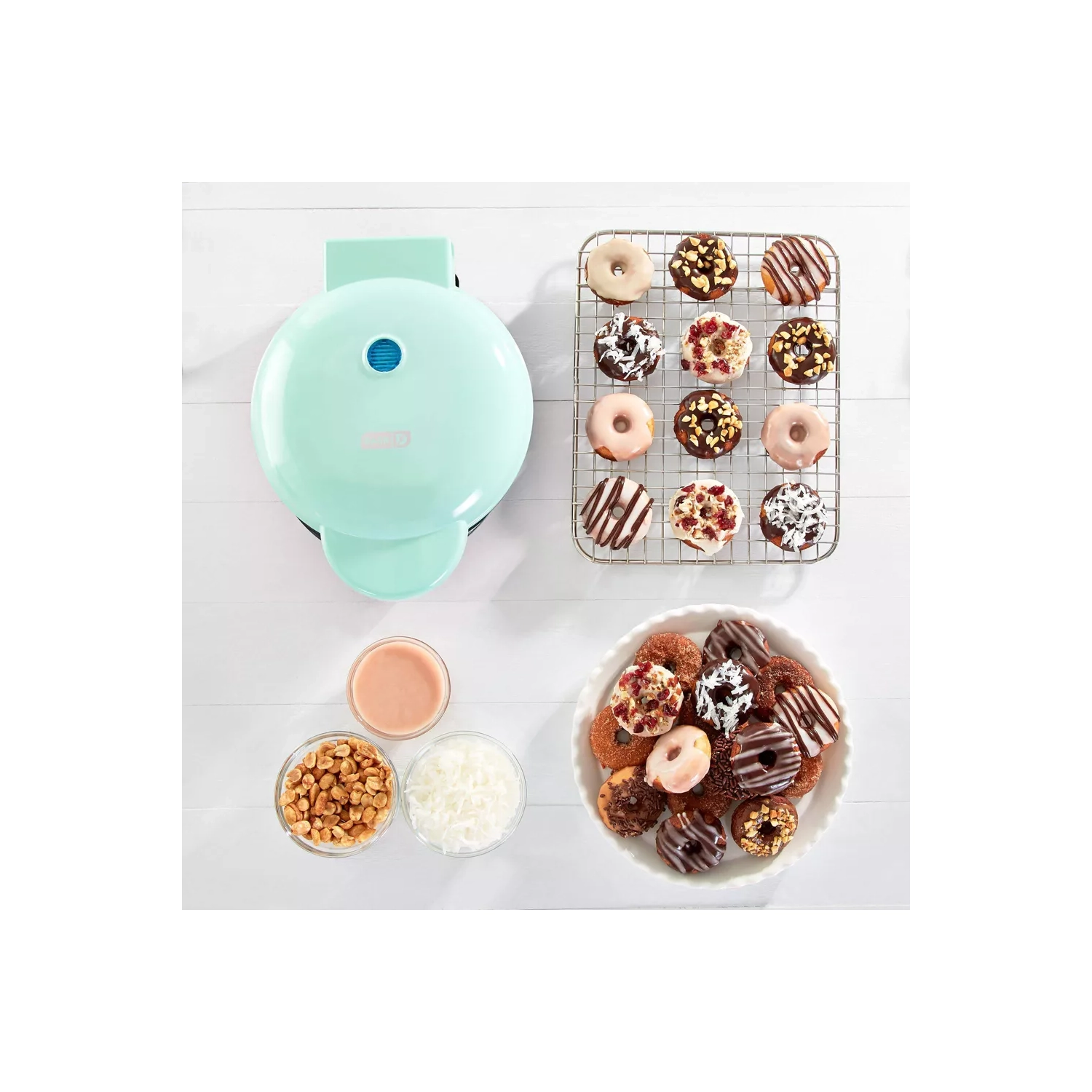 Dash Express Mini Donut Maker - Aqua