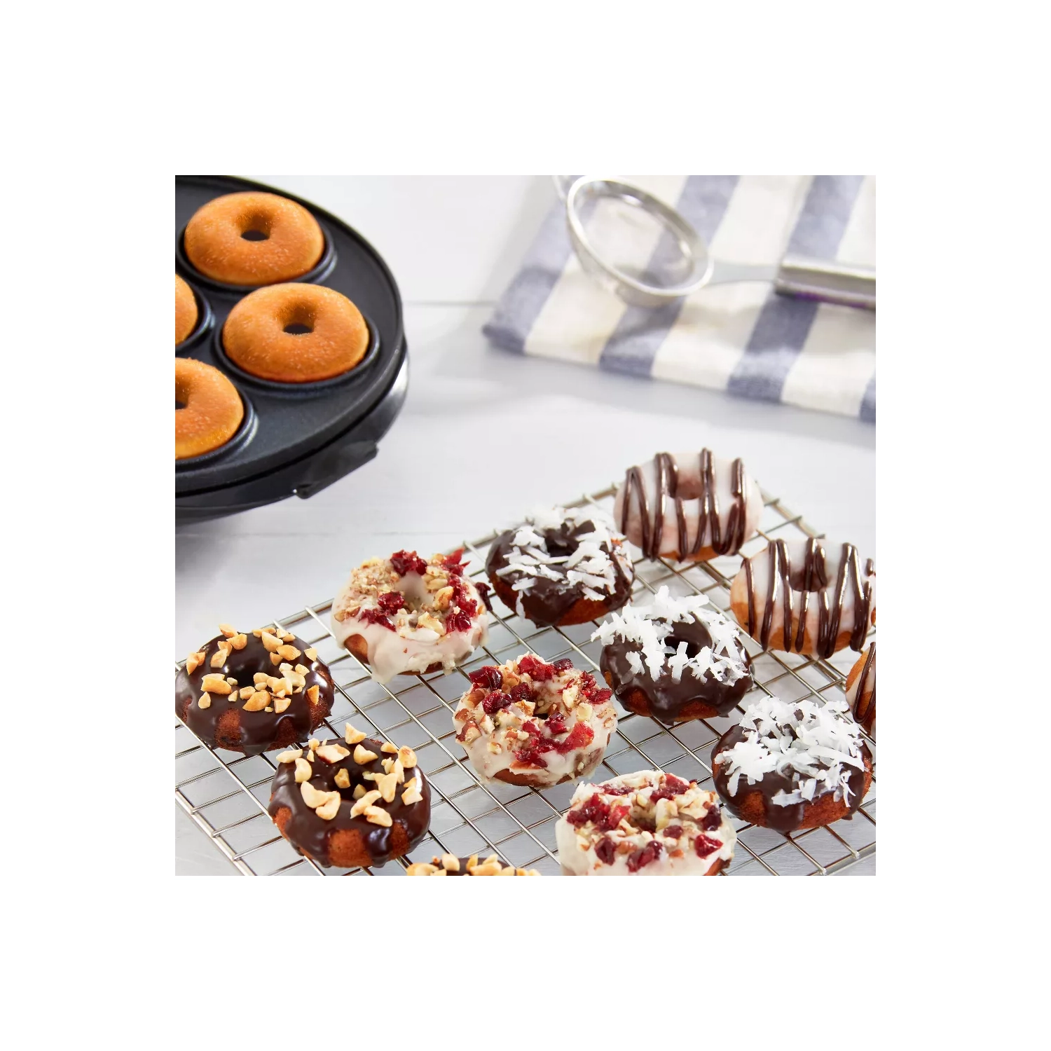 Dash Express Mini Donut Maker - Aqua