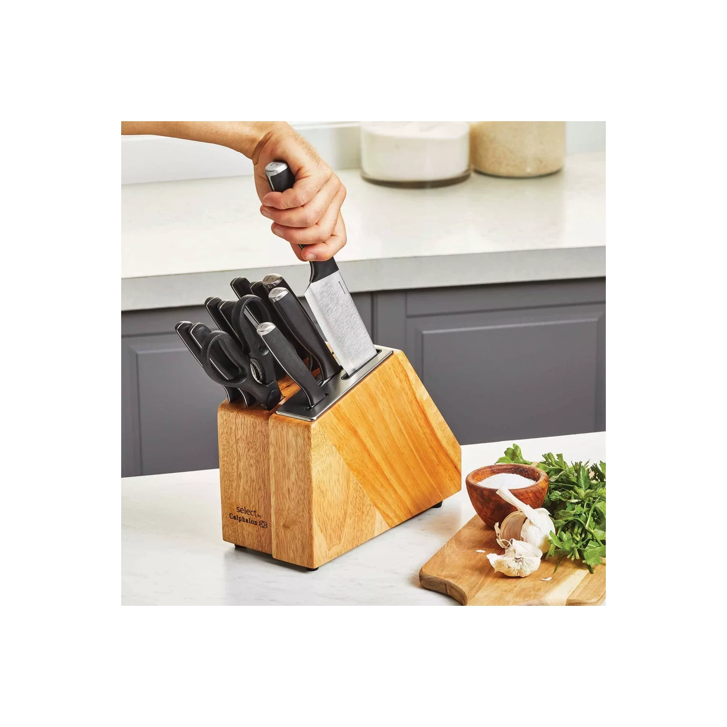 Select by Calphalon 12pc Anti-Microbial Self-Sharpening Cutlery Set - 82613349