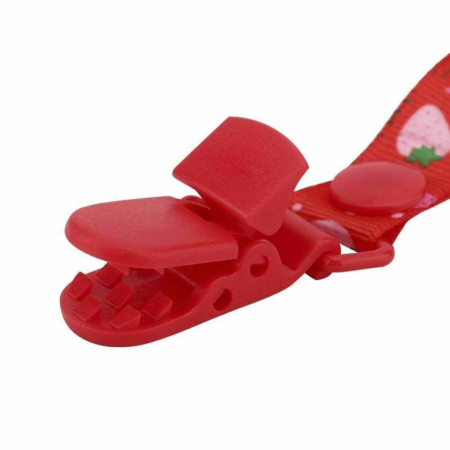 ISTAR Baby Pacifier Soother Chain Holder Straps Teething Clips Adjustable For Babies