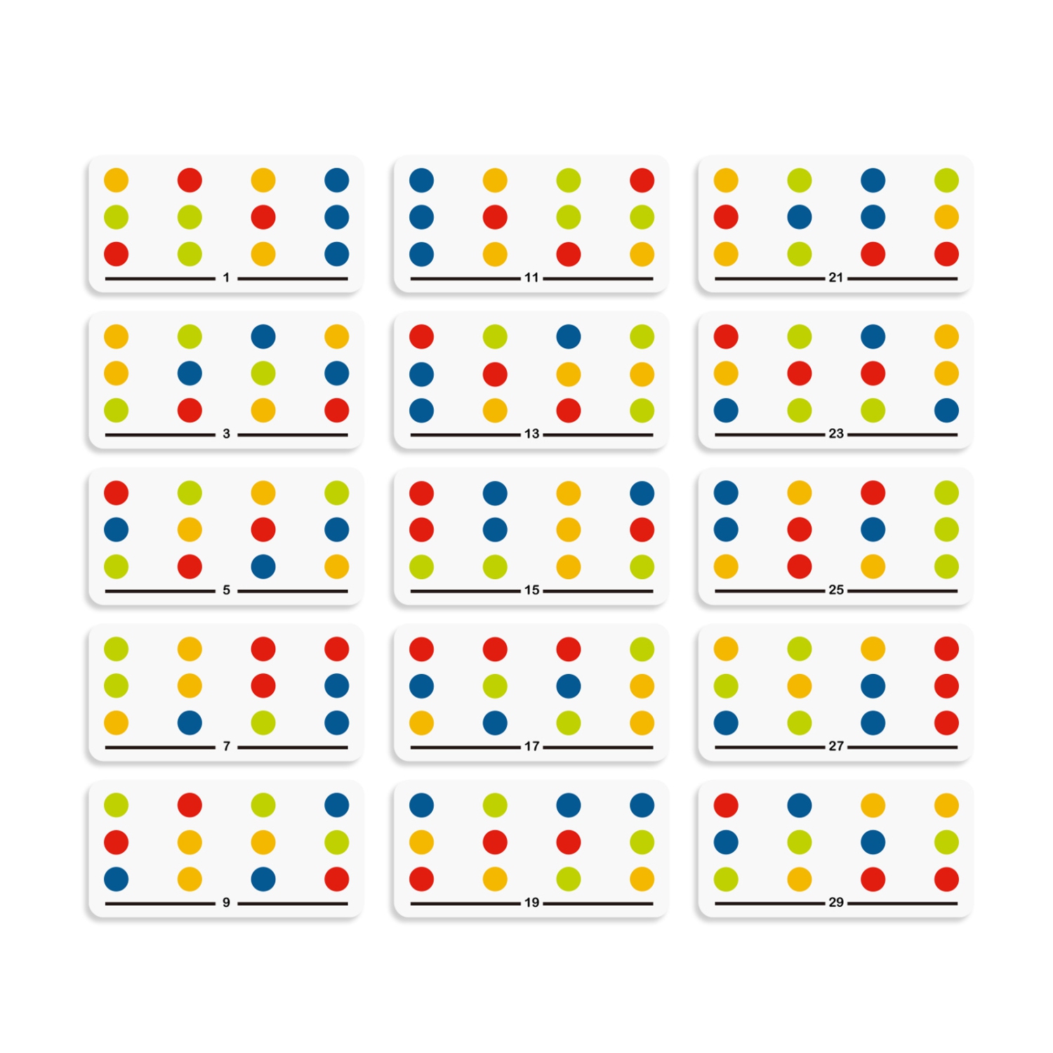 TOOKYLAND Wooden Slide Puzzle Board - 18pcs - Colour Matching Logic Game with Pattern Cards, Ages 3+