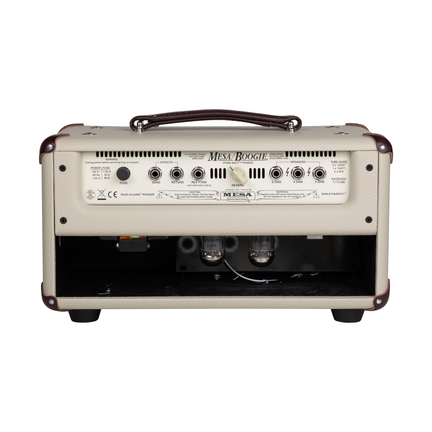 Tête d'ampli de guitare 6V6 2:20 California Tweed de Mesa Boogie