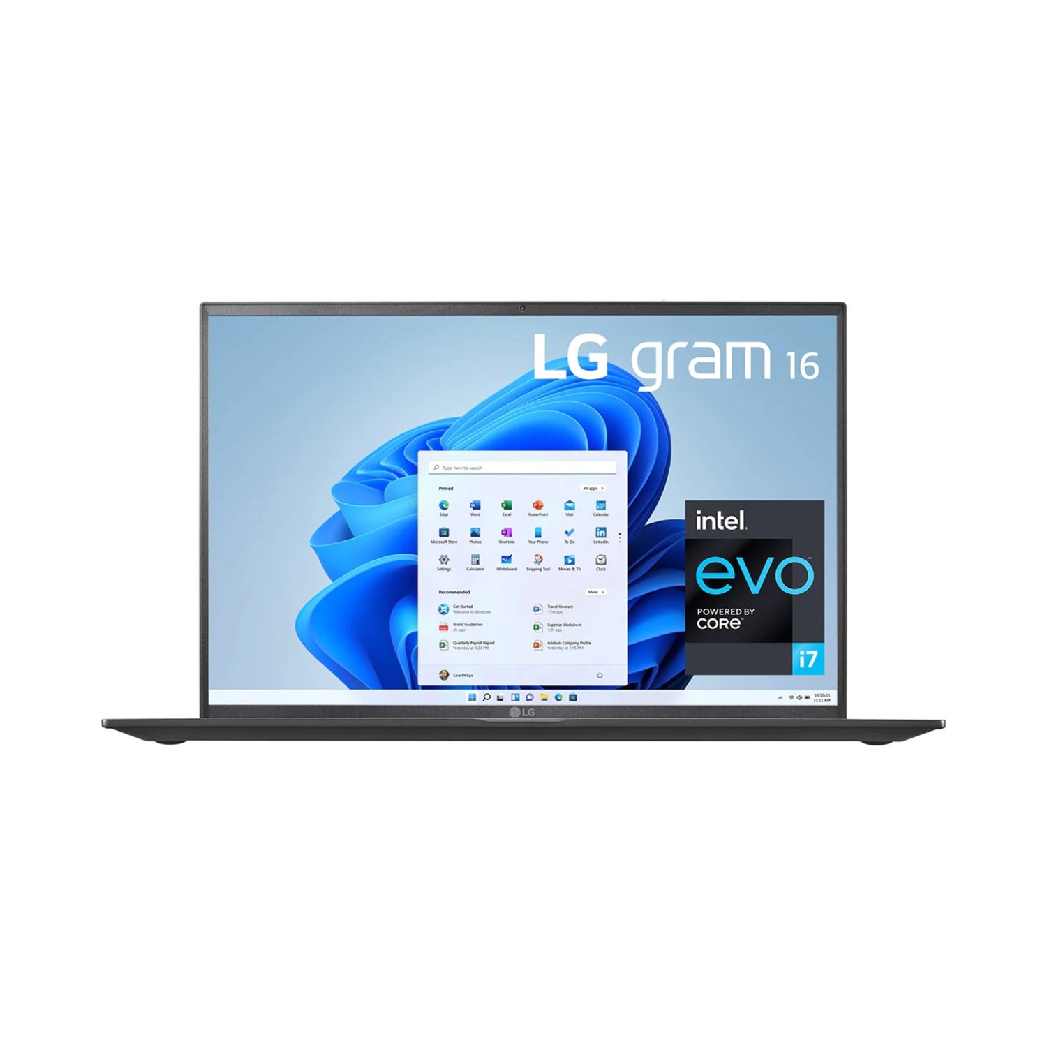 Open Box - LG gram 16T90P 16" Touchscreen 2 in 1 Notebook Intel i7-1165G7 16 GB LPDDR4x 512 GB NVMe Windows 11 Home
