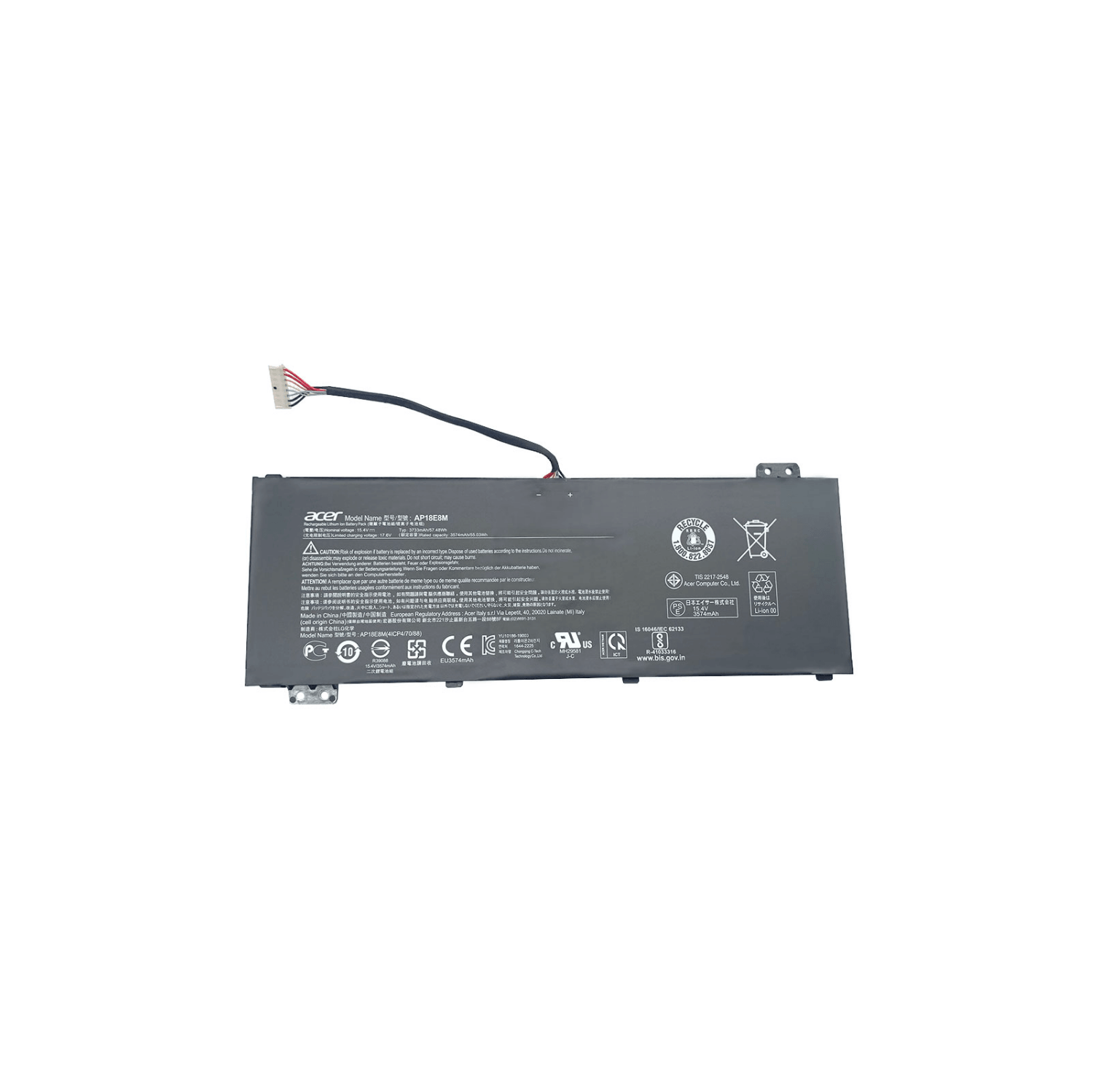 New Genuine Acer Nitro 5 AN515-44-R078 AN515-44-R0DL AN515-44-R20Z Battery 57.48Wh