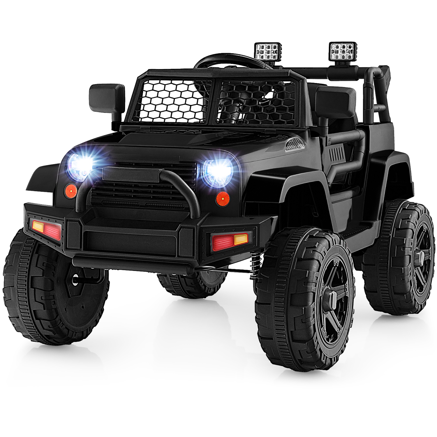 Gymax 12V Kids Ride On Truck Car Electric Vehicle Remote w/ Music & Light