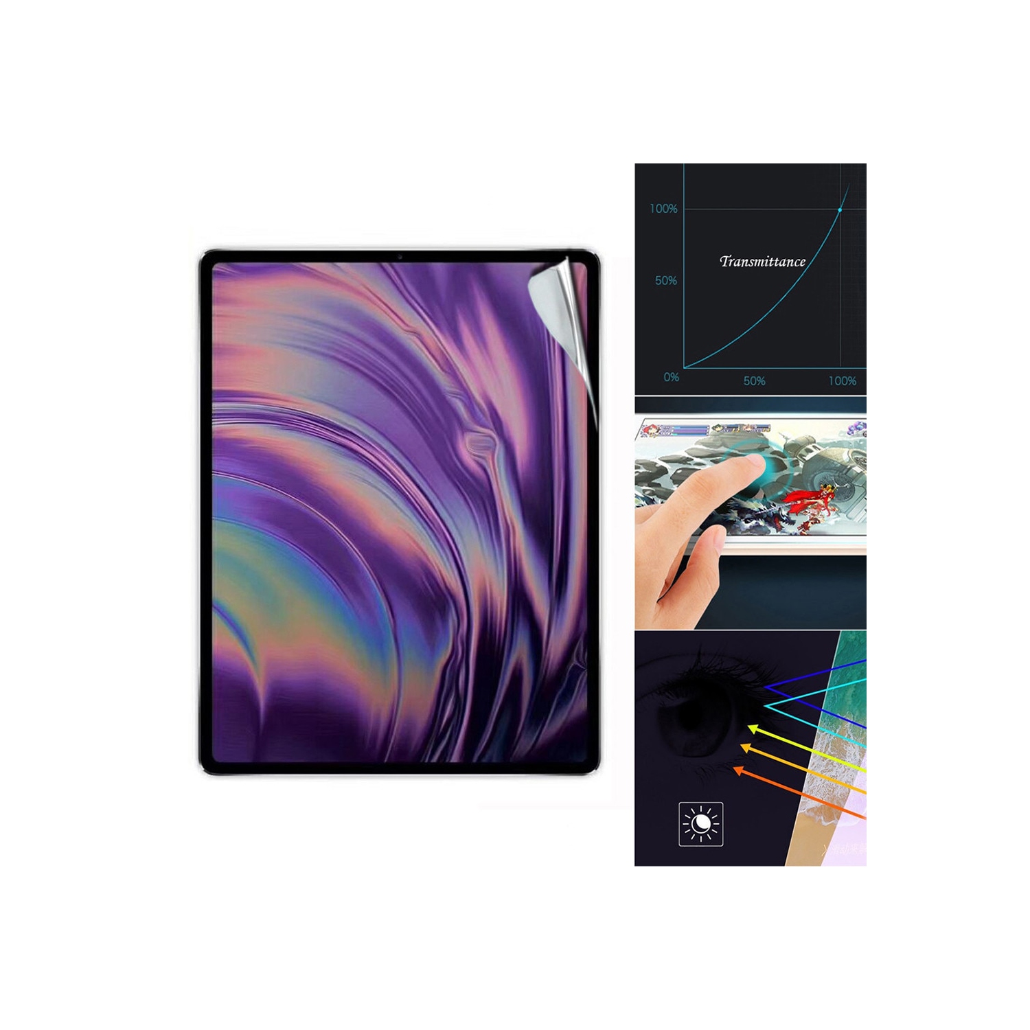 [SuperShield] Apple iPad Air 5 5ᵉ Generation Protecteur d'écran LCD en verre trempé Film anti-rayures, protecteur de film sans bulles pour iPad Air 5