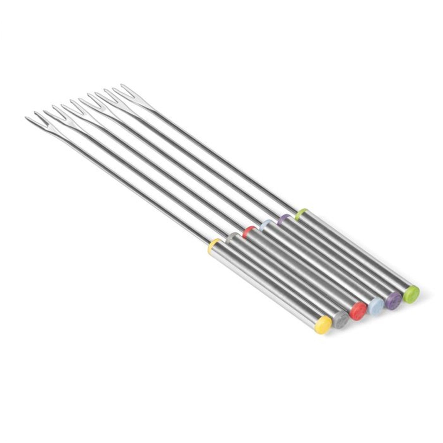 Starfrit - Ensemble de 6 Fourchettes à Fondue avec Manche en Acier Inoxidable