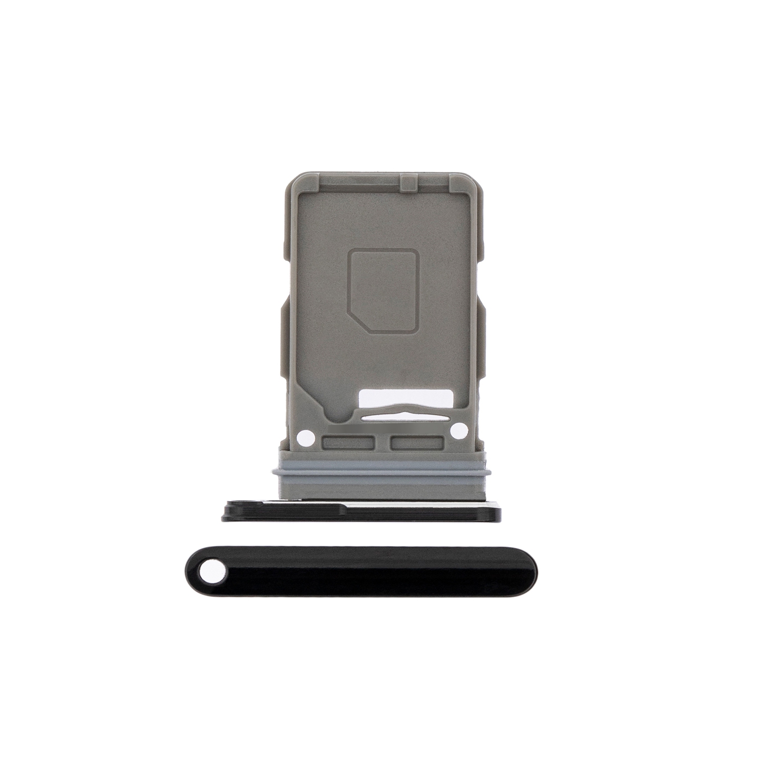 Plateau de remplacement pour une carte SIM pour Galaxy S21+ plus 5G de Samsung - Noir fantôme