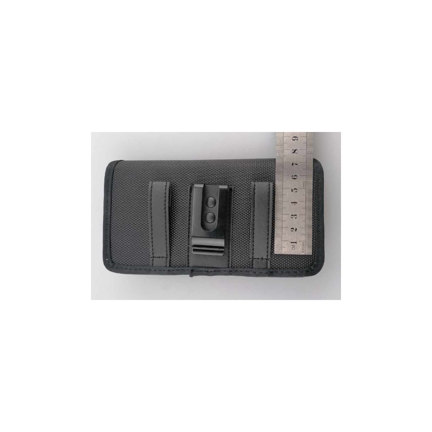 Emballage en vrac Étui en nylon avec boucle de ceinture taille L Noir