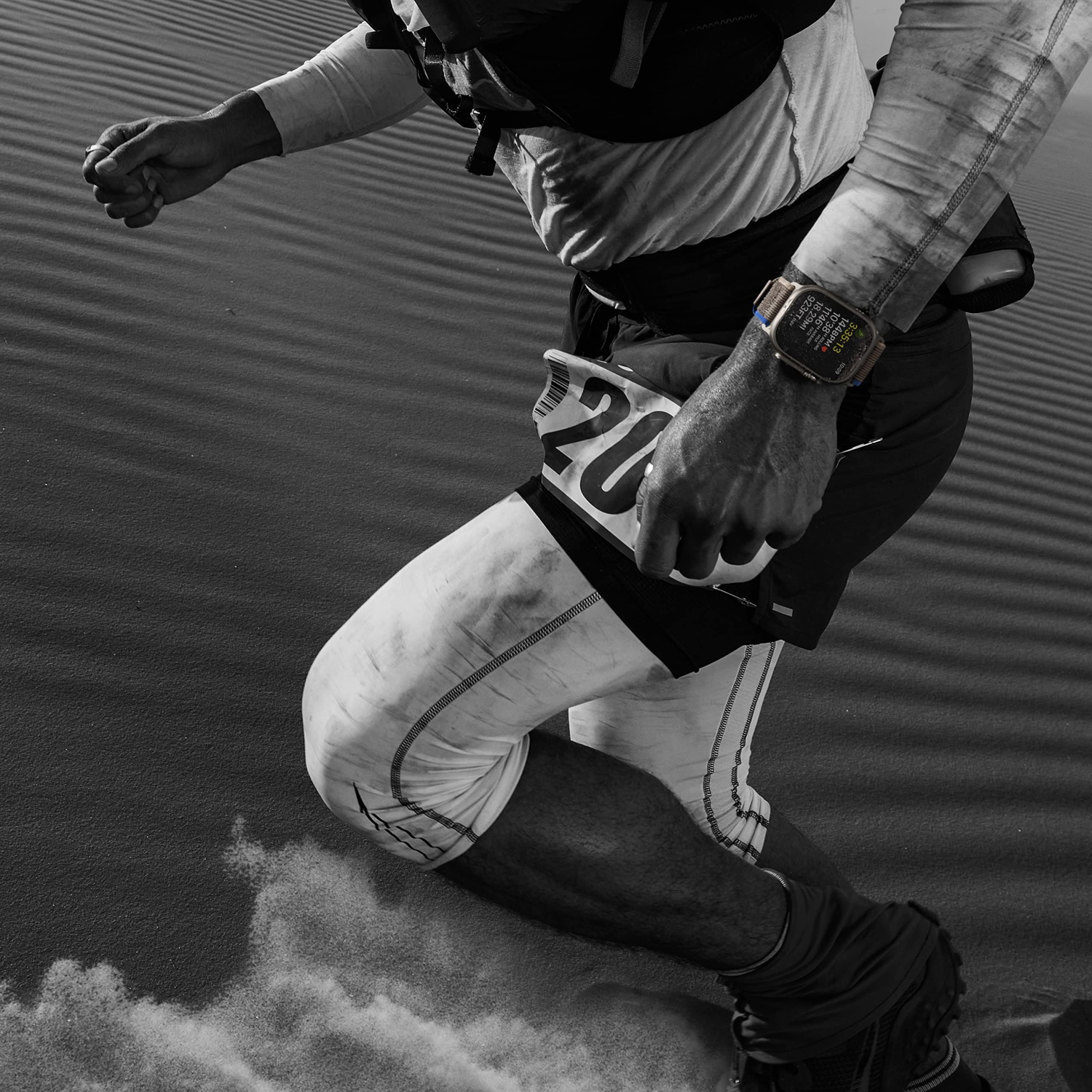 Apple Watch Ultra [GPS + Cellular 49mm] Smart Watch w/Rugged Titanium Case & White Ocean Band.