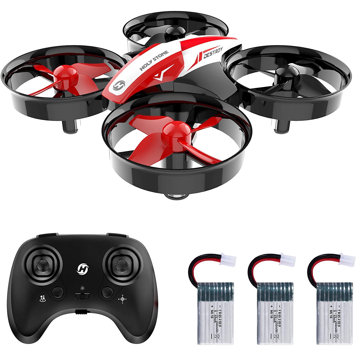 Mini Drone RC Nano Quadcopter Best Drone for Kids and Beginners RC Helicopter Plane with Auto Hovering, 3D Flip, Headless Mode and Extra Batteries Toys for Boys and Girl