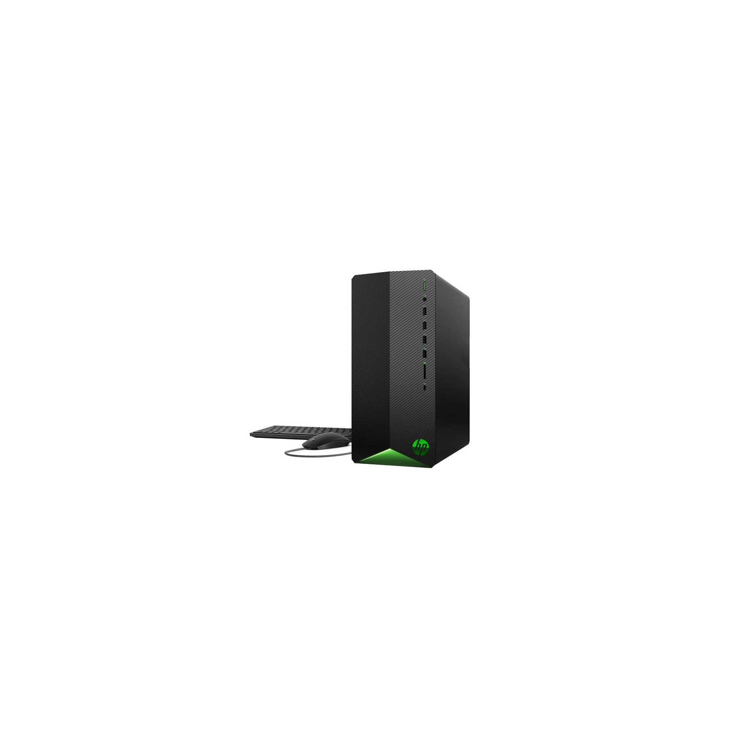 Open Box - HP Gaming Desktop PC - Shadow Black (AMD Ryzen 5 5600G Processor/512GB/16GB RAM/Radeon RX5500)