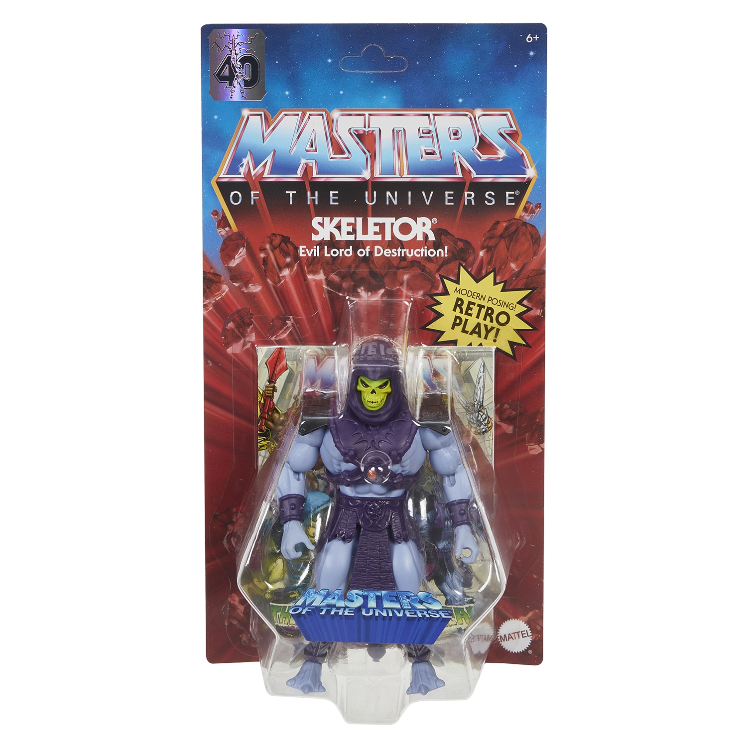 Masters of the Universe Origins de 5 po figurines d’action rétro - Skeletor