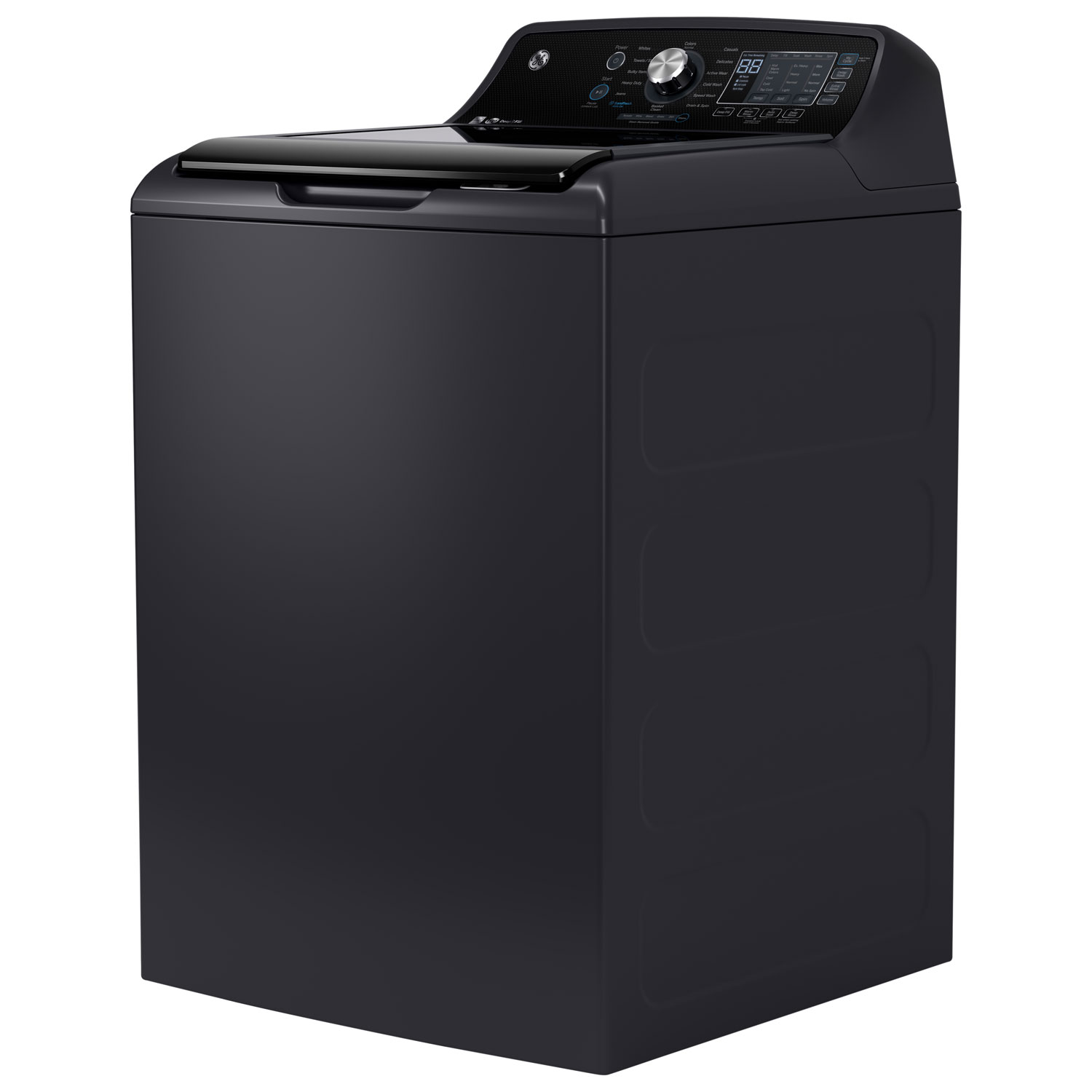 GE 5.3 Cu. Ft. High Efficiency Top Load Washer - Diamond Grey