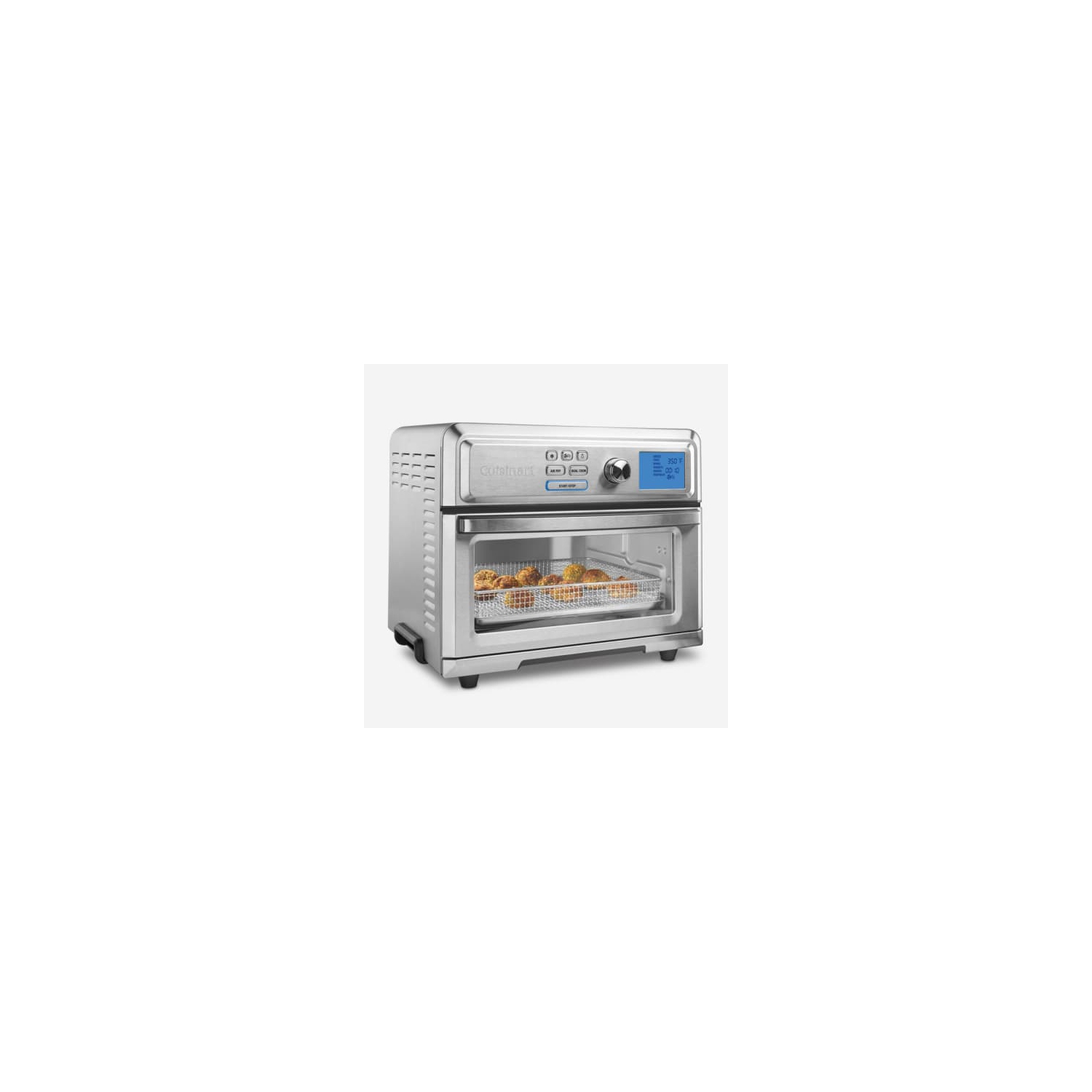 Cuisinart 1800W Manual AirFry Function Dual Cook Aluminum Silver Toaster Oven