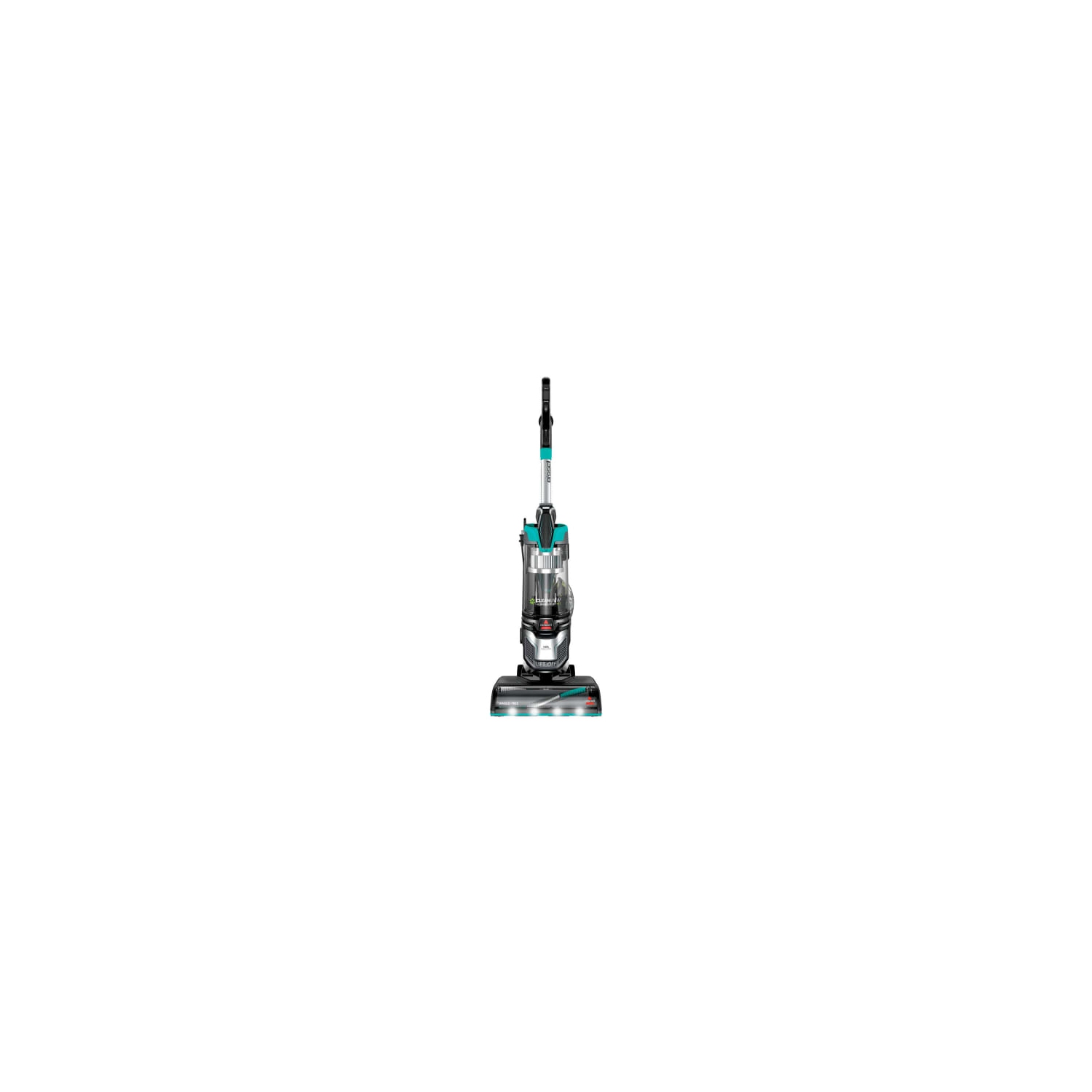 Bissell CleanView 1L 840W 120V Allergen Lift-Off Cartridge Corded Electric Lightweight Teal Upright Vacuum