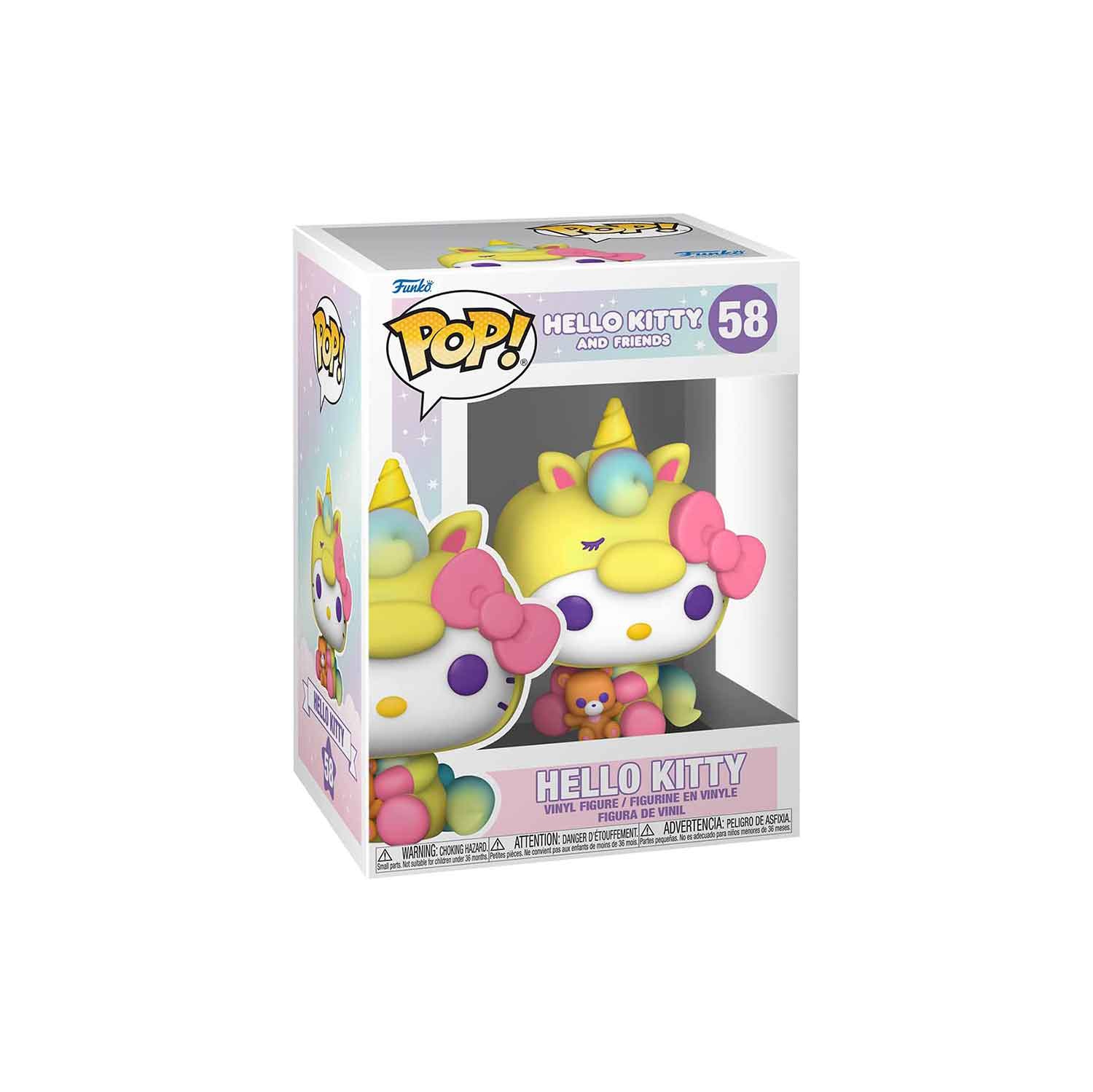 Pop Animation Hello Kitty 3.75 Inch Action Figure - Hello Kitty Unicorn Party #58