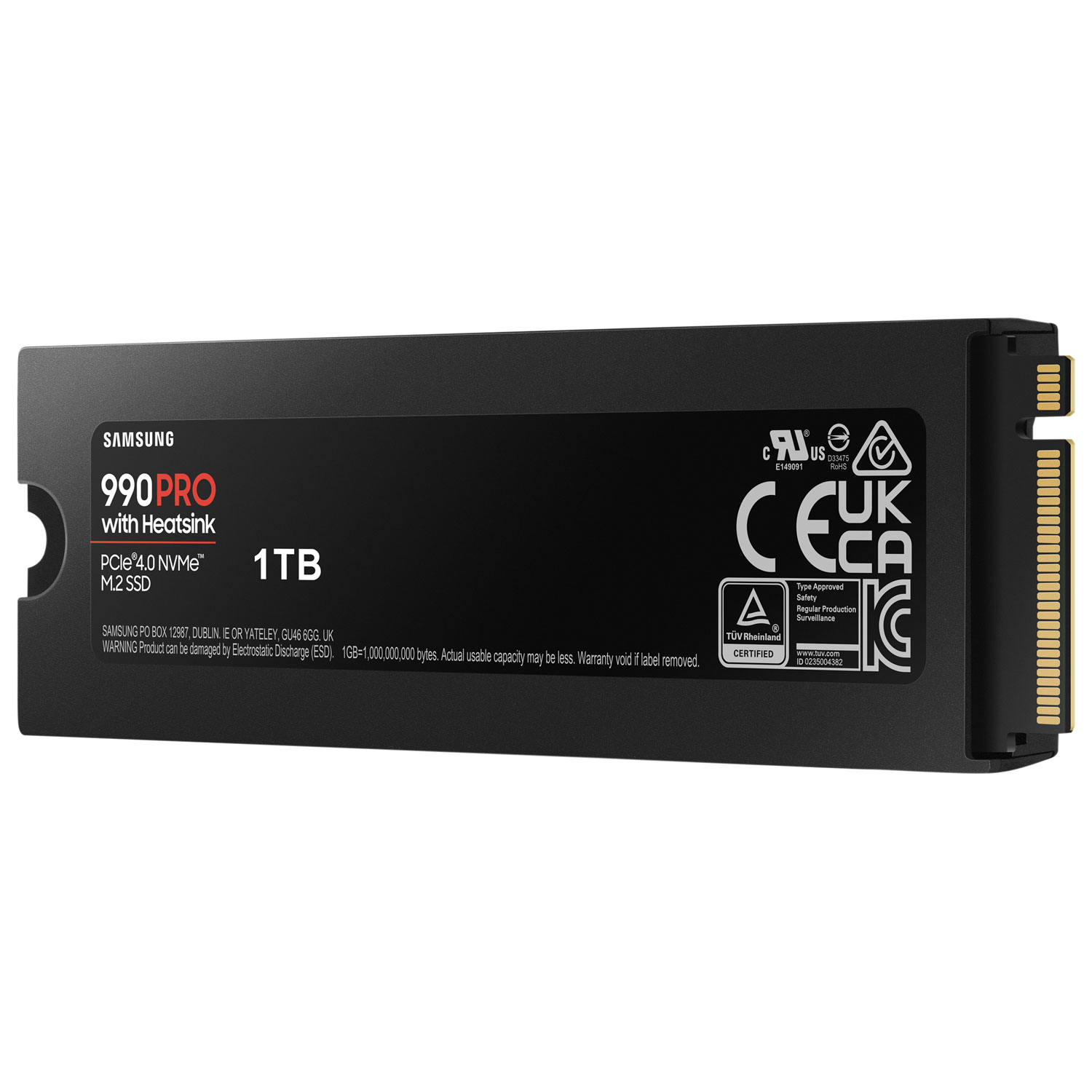 Samsung 990PRO 1TB NVMe PCI-e Internal Solid State Drive with Heatsink - Optimized for PS5