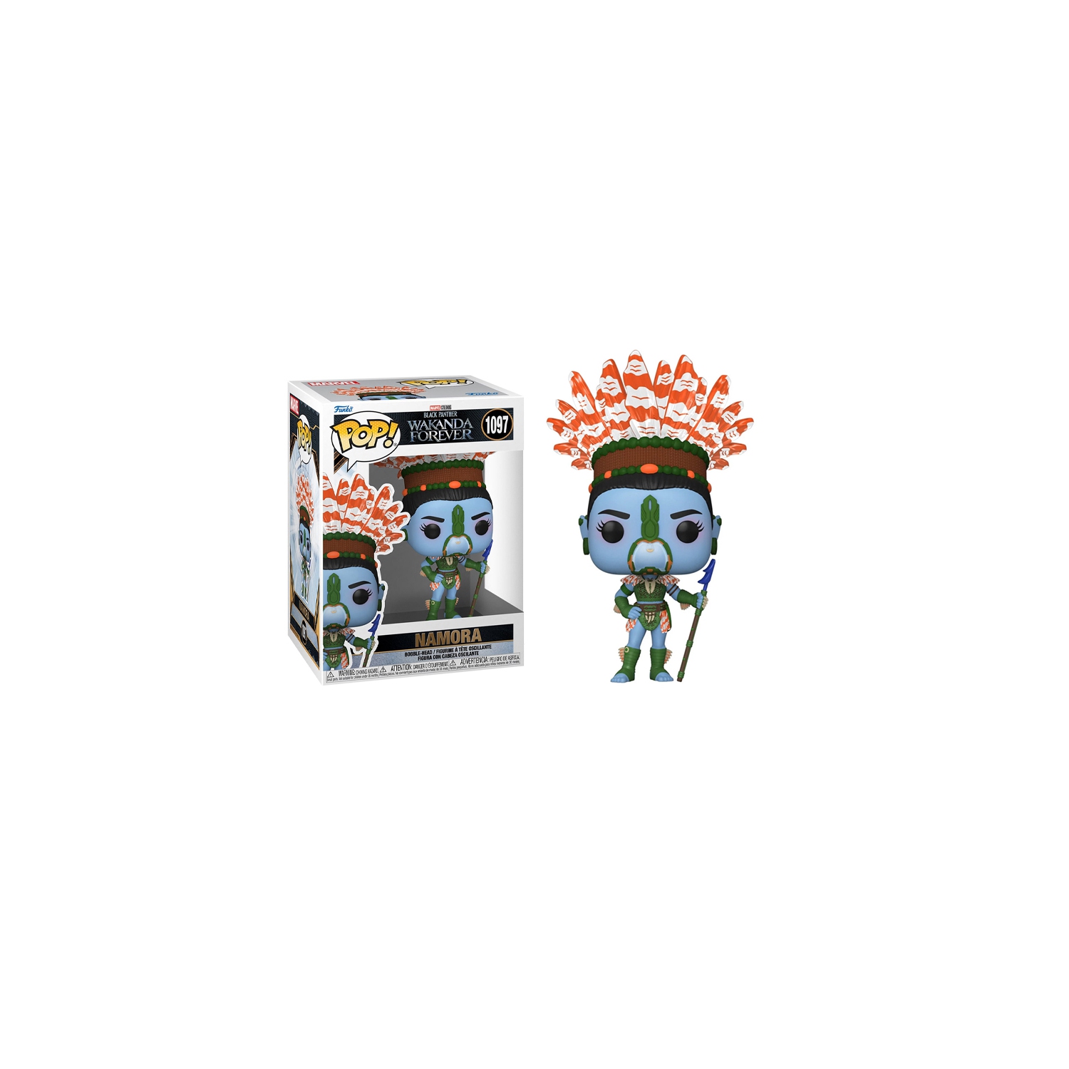 Funko Pop! Marvel Black Panther: Wakanda Forever Vinyl Bobble-Head Namora #1097