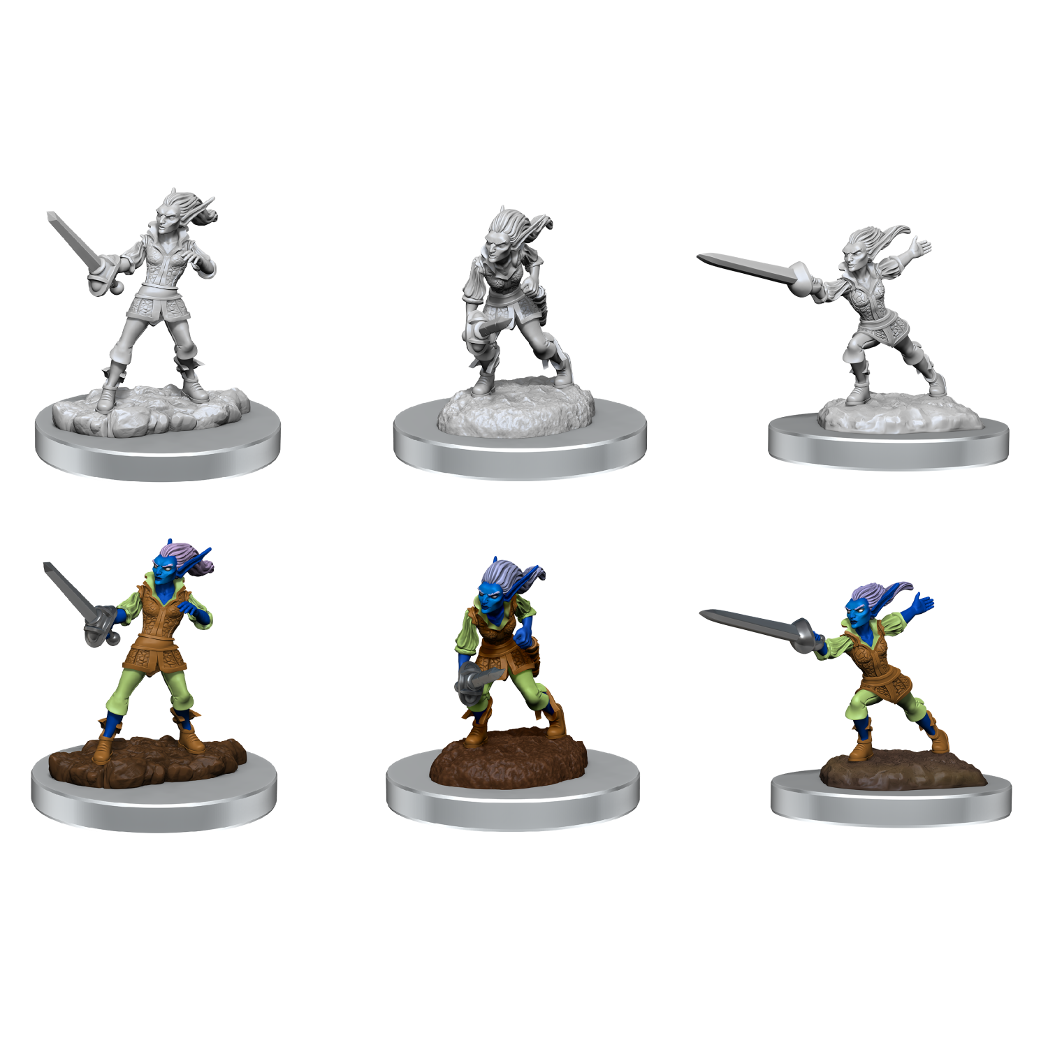 WizKids Games Dungeons & Dragons Nolzur's Marvelous Unpainted Miniatures: Quicklings