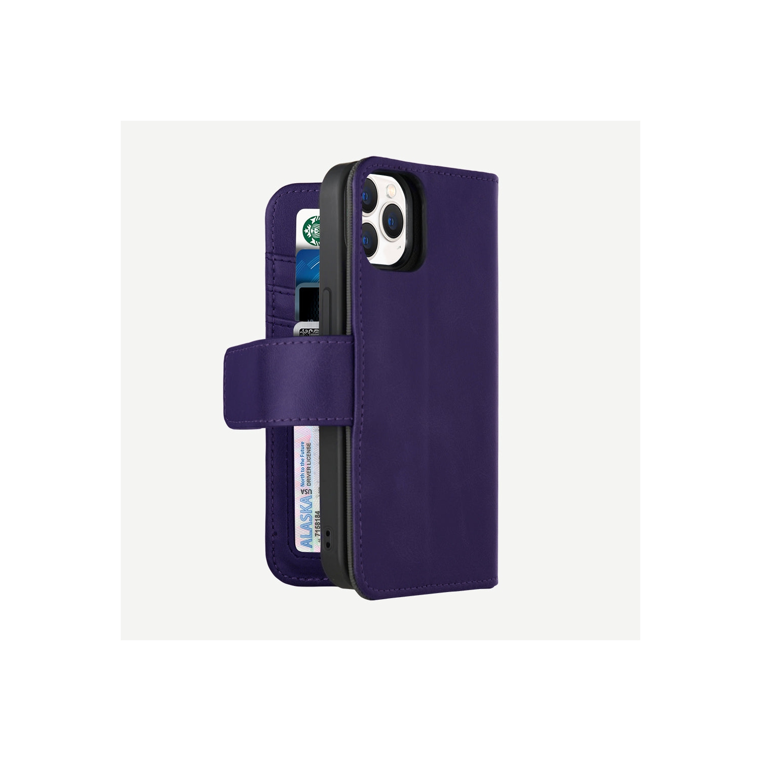iPhone 13 Pro Wallet Case with MagSafe, Purple - 5th Ave
